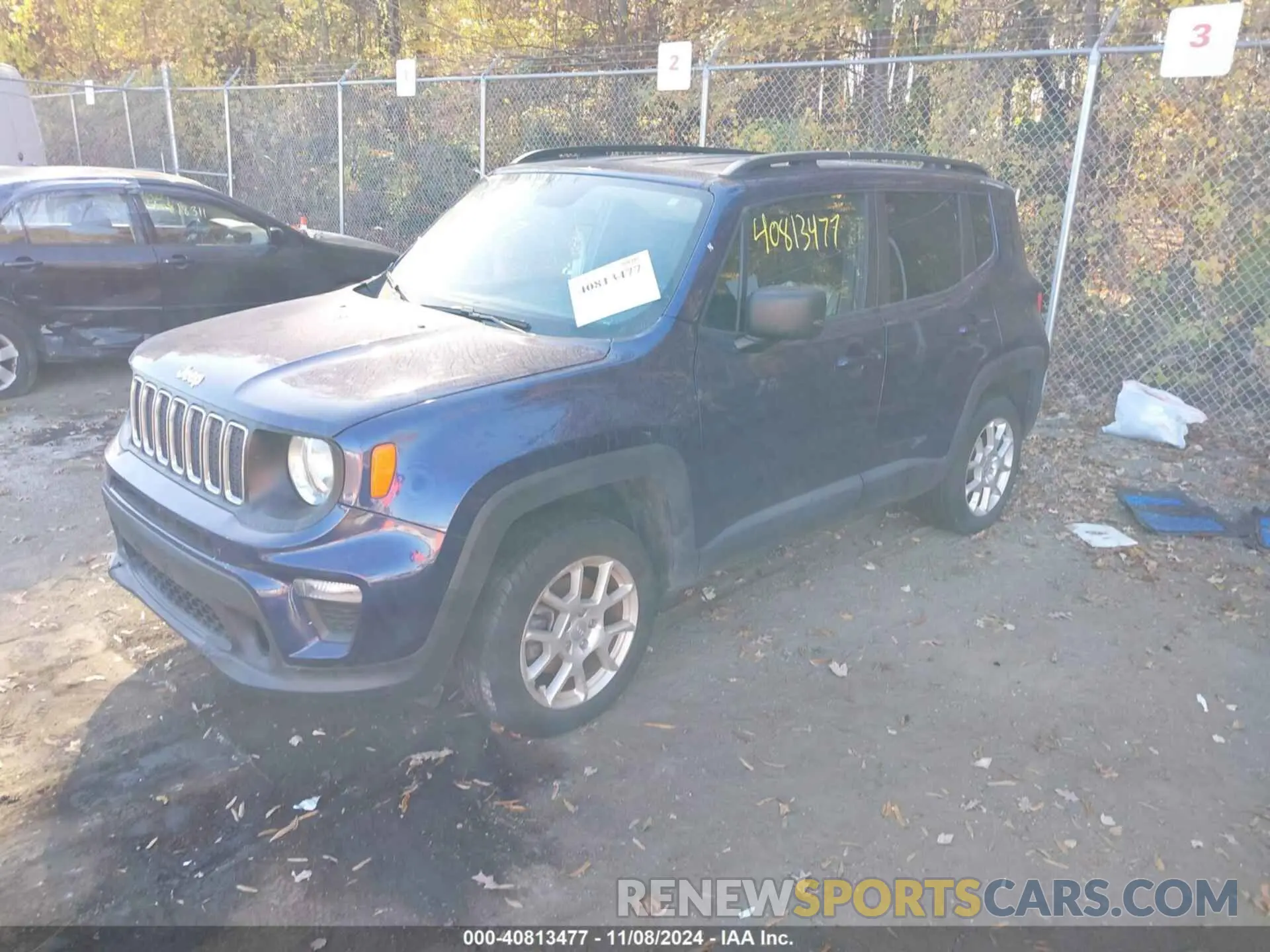 2 fotografías del automóvil dañado ZACNJBAB0KPK15497 JEEP RENEGADE 2019