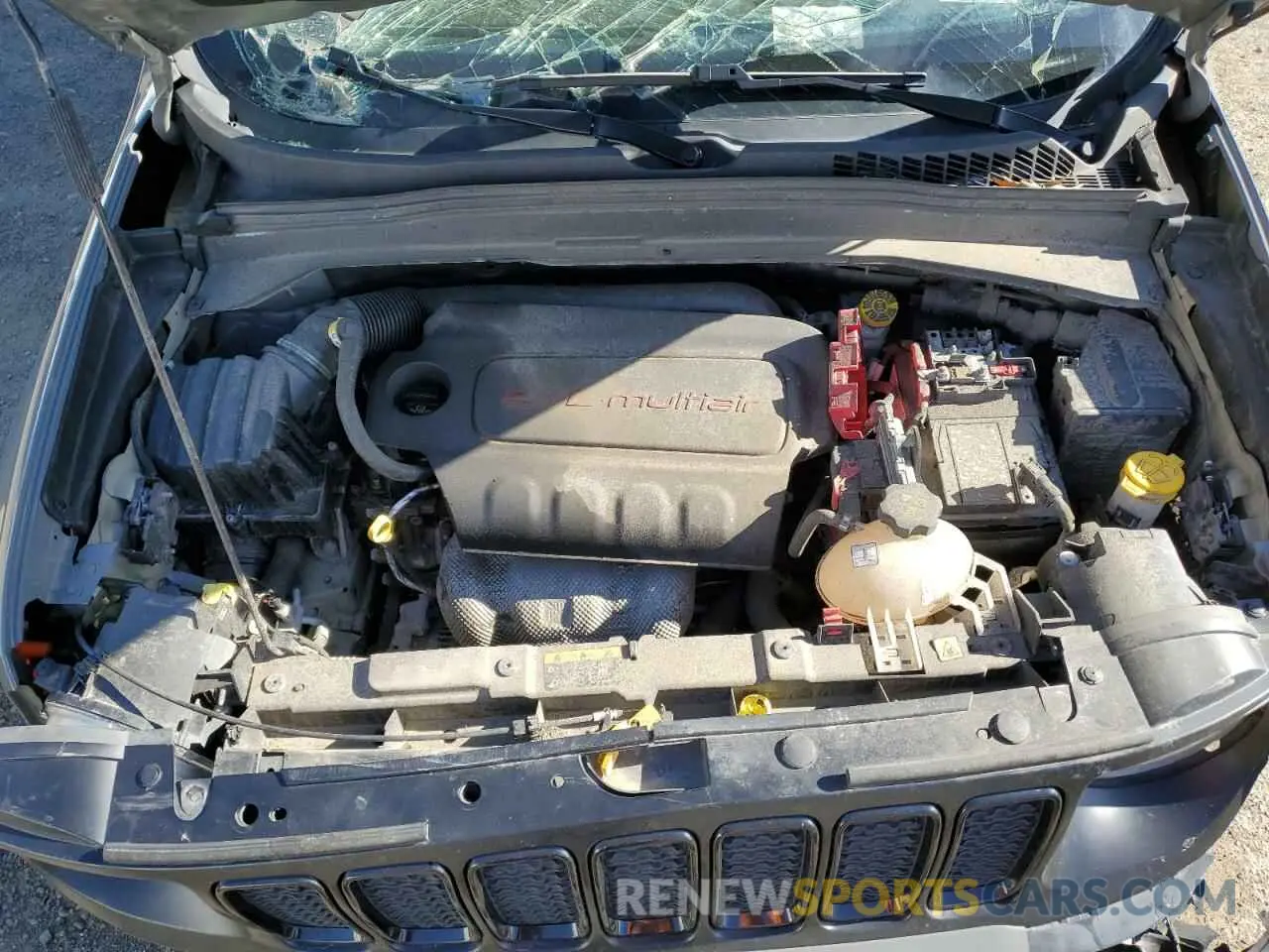 11 fotografías del automóvil dañado ZACNJBAB0KPK93696 JEEP RENEGADE 2019