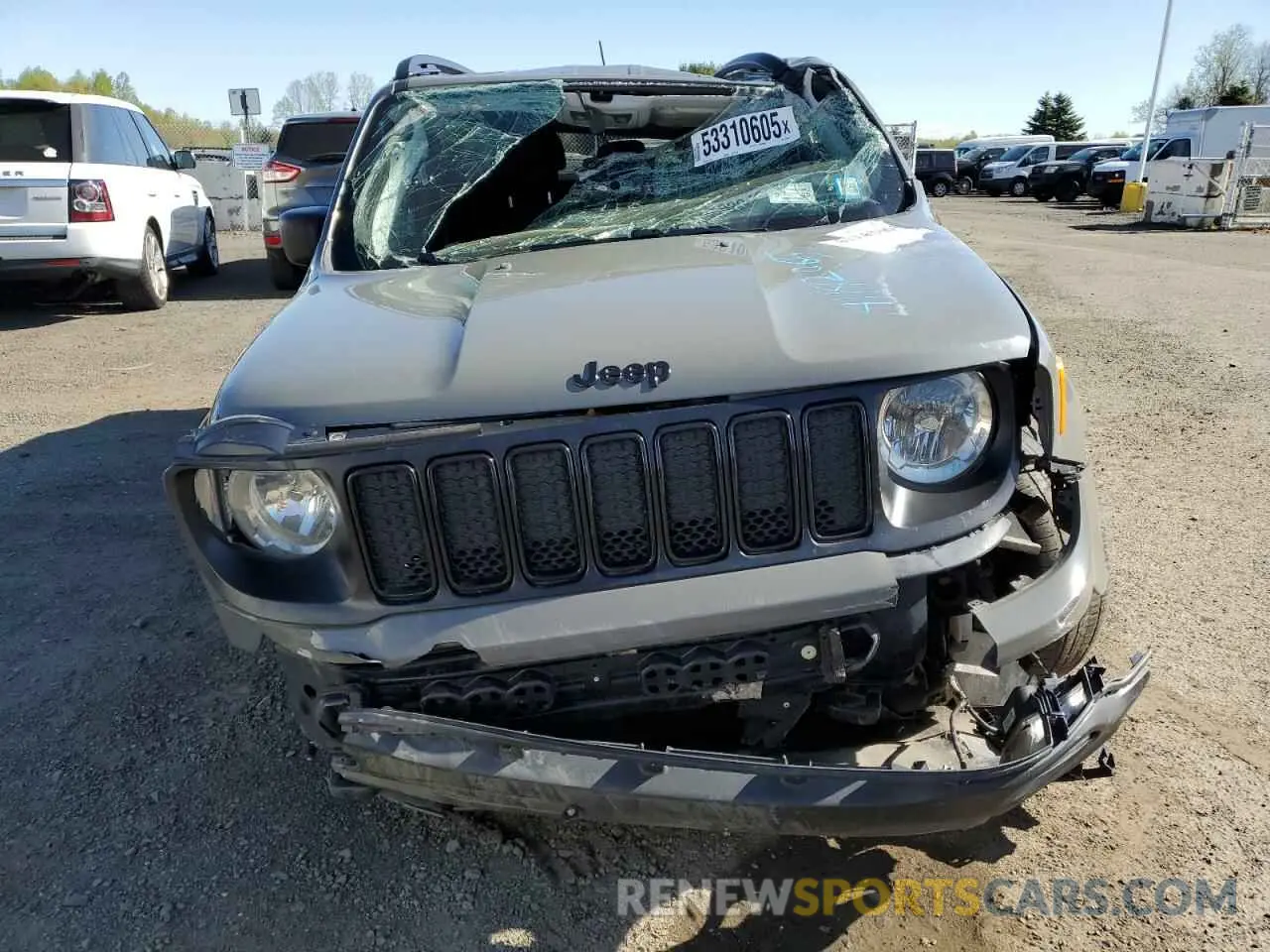 5 fotografías del automóvil dañado ZACNJBAB0KPK93696 JEEP RENEGADE 2019