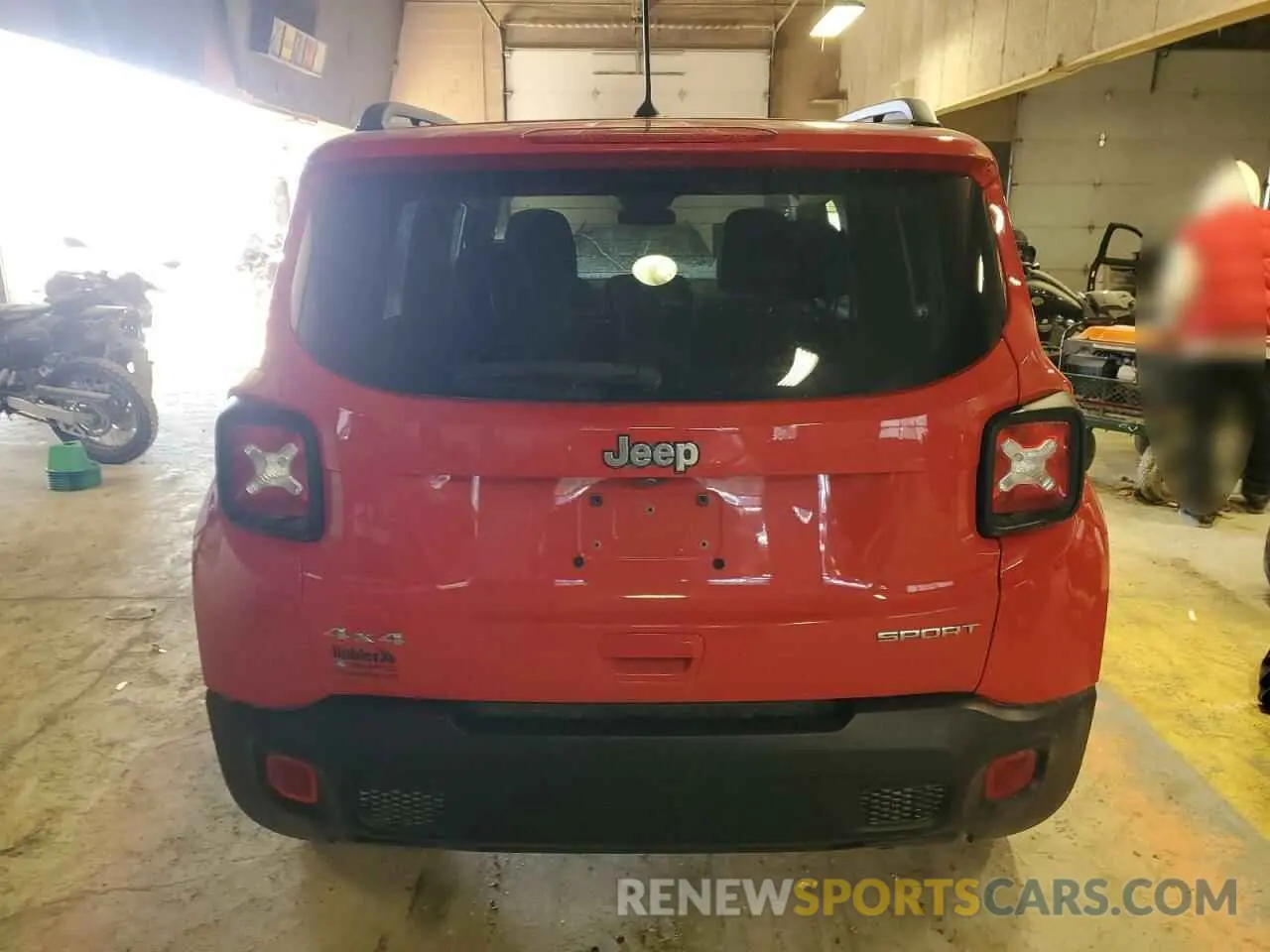 6 fotografías del automóvil dañado ZACNJBAB1KPJ83790 JEEP RENEGADE 2019