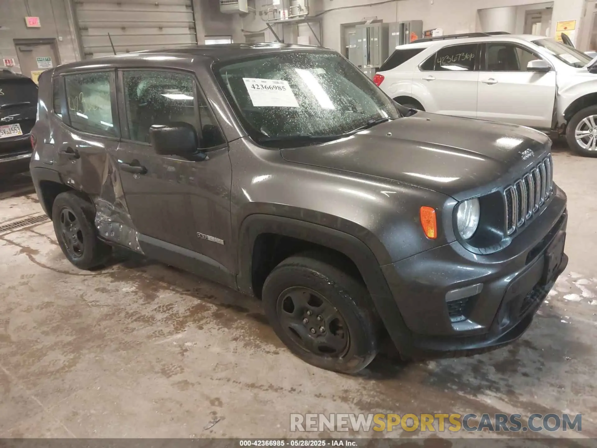 1 fotografías del automóvil dañado ZACNJBAB1KPJ91940 JEEP RENEGADE 2019