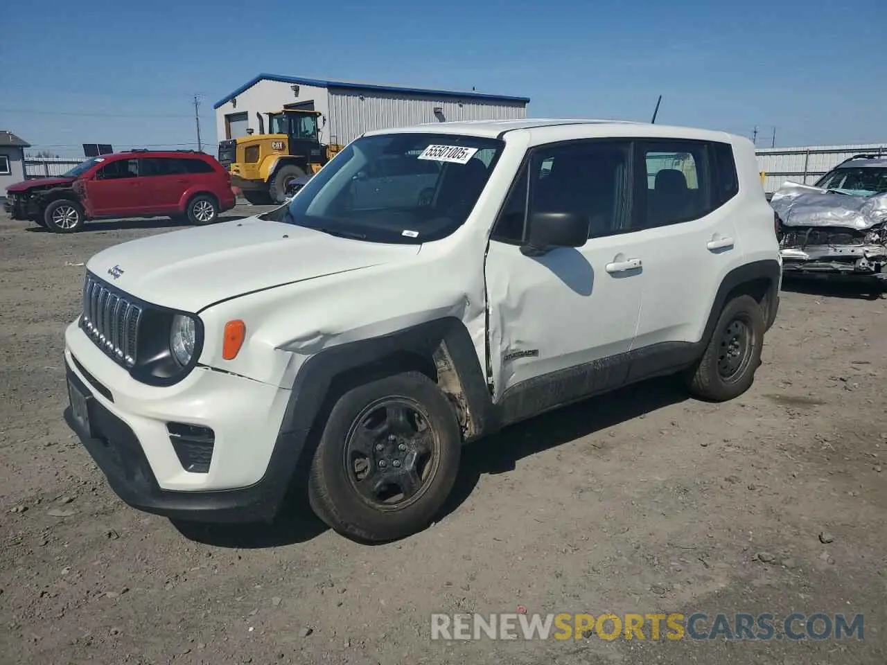 1 fotografías del automóvil dañado ZACNJBAB2KPK56200 JEEP RENEGADE 2019