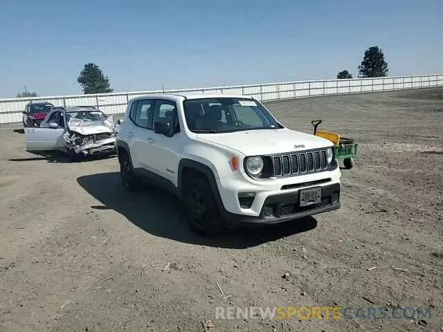 14 fotografías del automóvil dañado ZACNJBAB2KPK56200 JEEP RENEGADE 2019