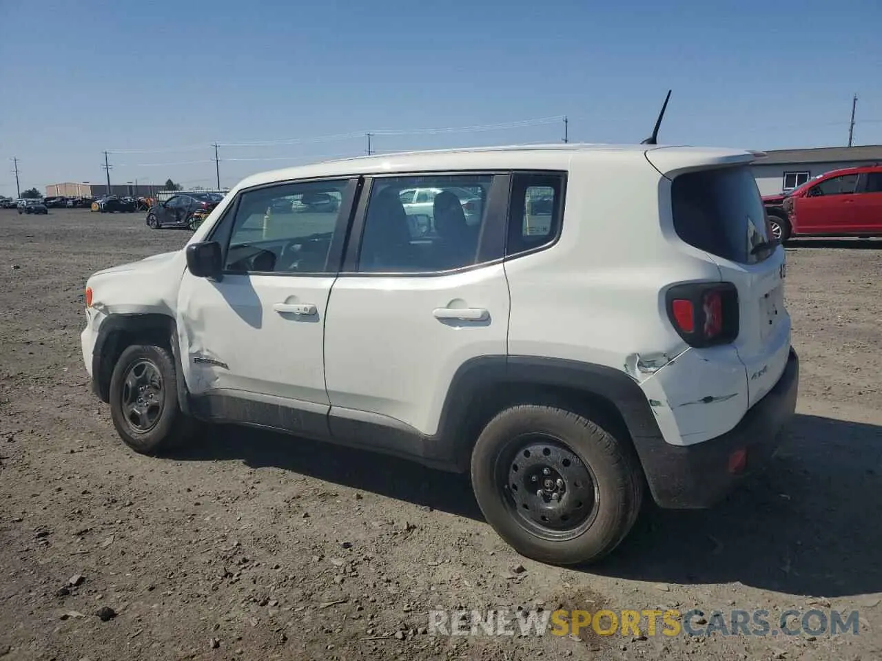 2 fotografías del automóvil dañado ZACNJBAB2KPK56200 JEEP RENEGADE 2019
