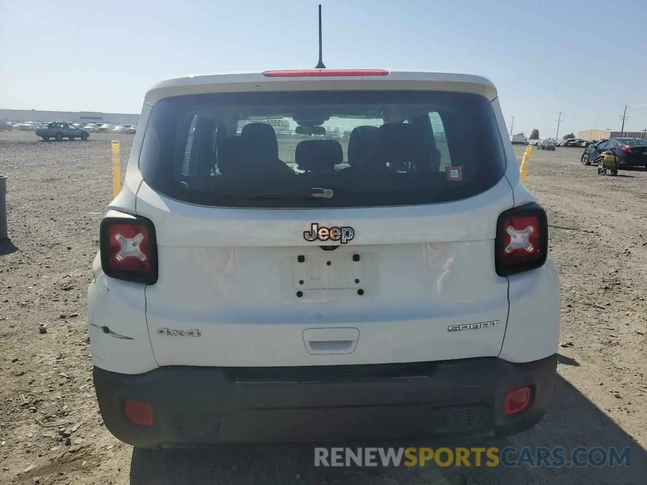 6 fotografías del automóvil dañado ZACNJBAB2KPK56200 JEEP RENEGADE 2019