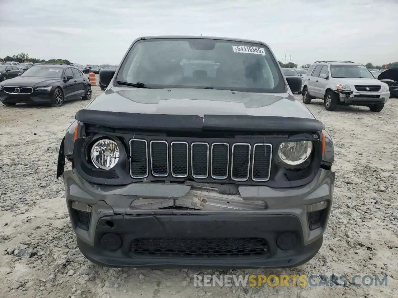 5 fotografías del automóvil dañado ZACNJBAB3KPK37977 JEEP RENEGADE 2019