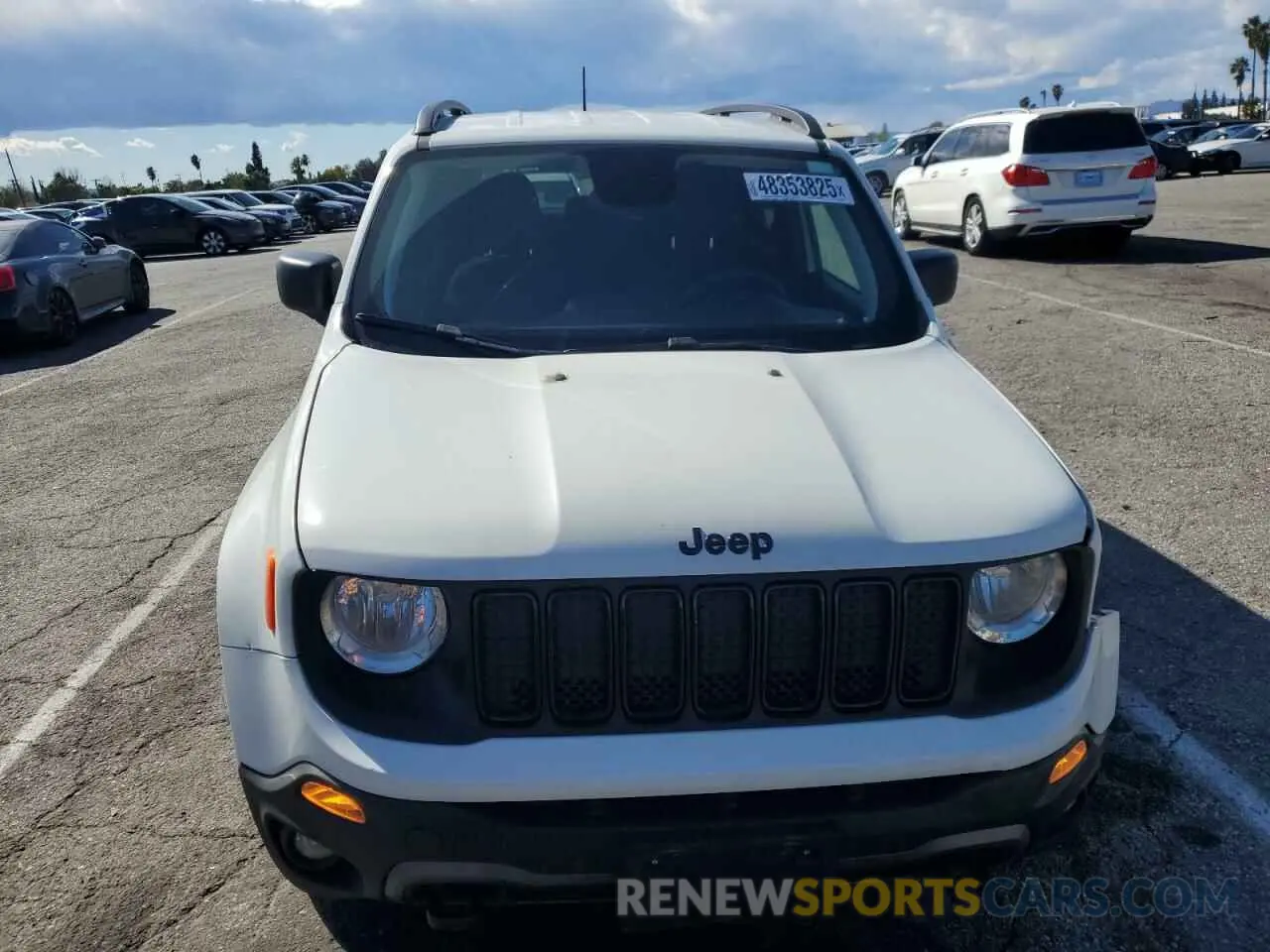 5 fotografías del automóvil dañado ZACNJBAB4KPK19844 JEEP RENEGADE 2019