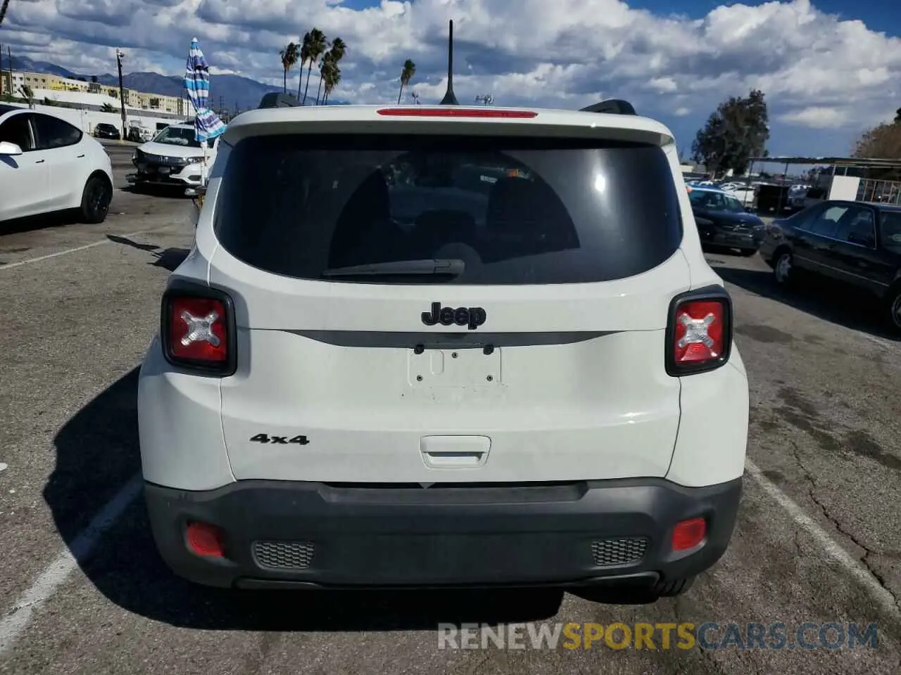 6 fotografías del automóvil dañado ZACNJBAB4KPK19844 JEEP RENEGADE 2019