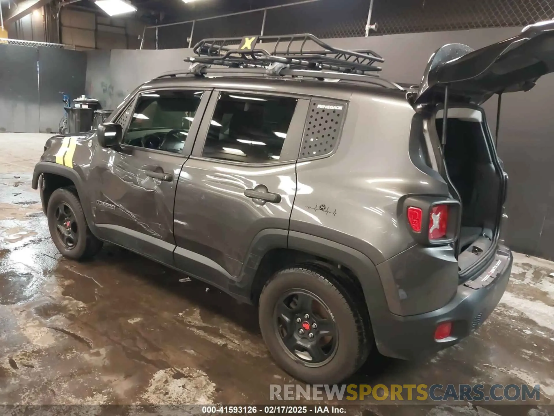 3 fotografías del automóvil dañado ZACNJBAB4KPK79364 JEEP RENEGADE 2019