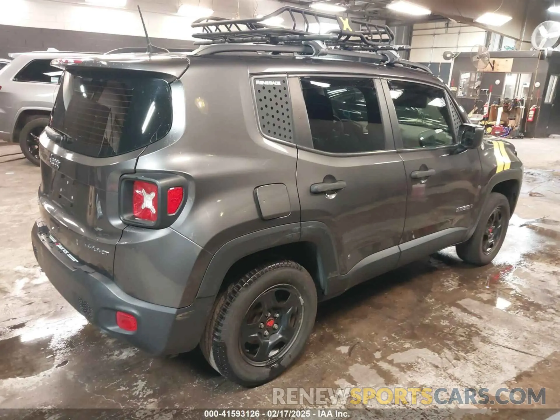 4 fotografías del automóvil dañado ZACNJBAB4KPK79364 JEEP RENEGADE 2019