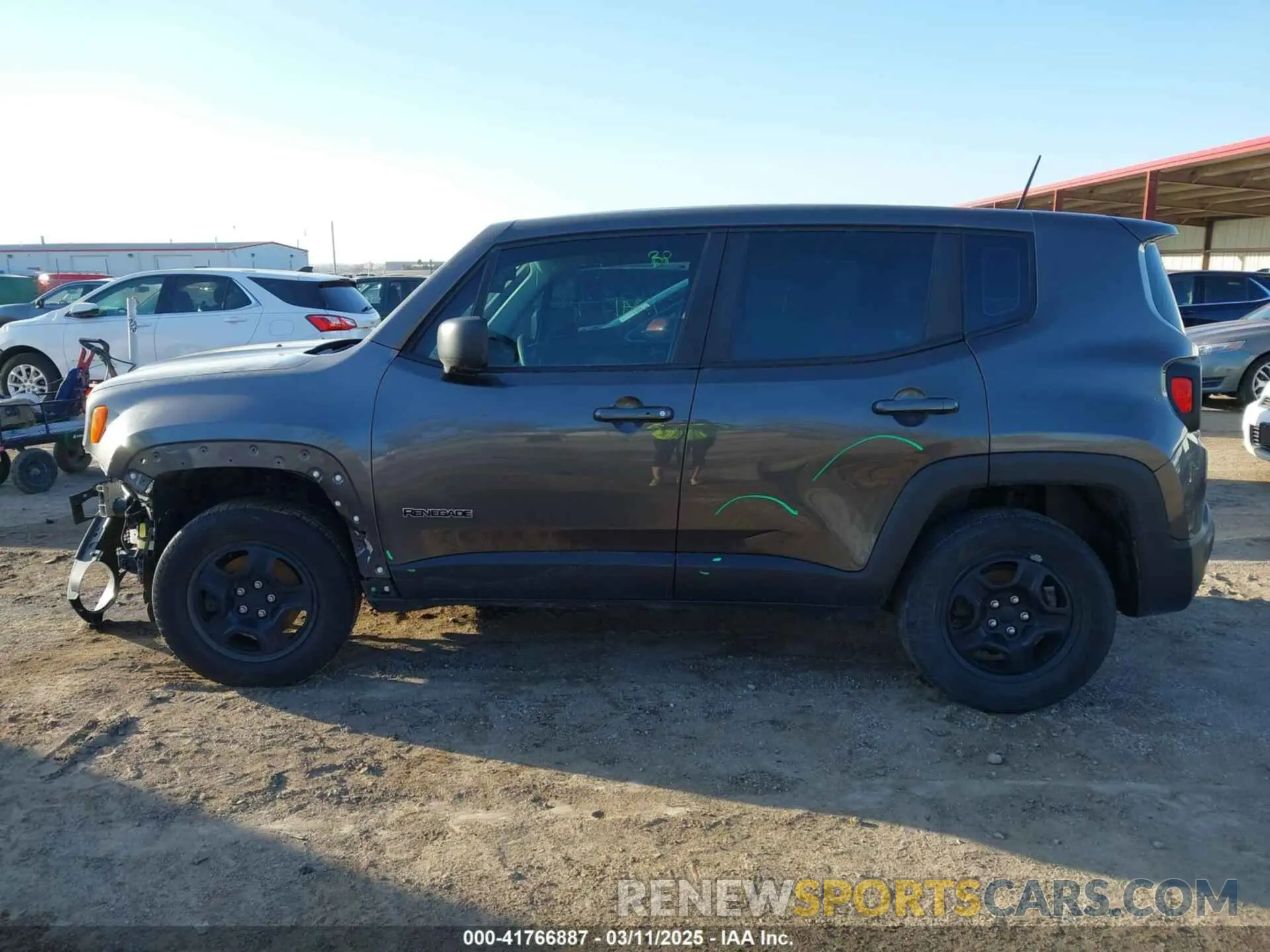 15 fotografías del automóvil dañado ZACNJBAB6KPJ80917 JEEP RENEGADE 2019