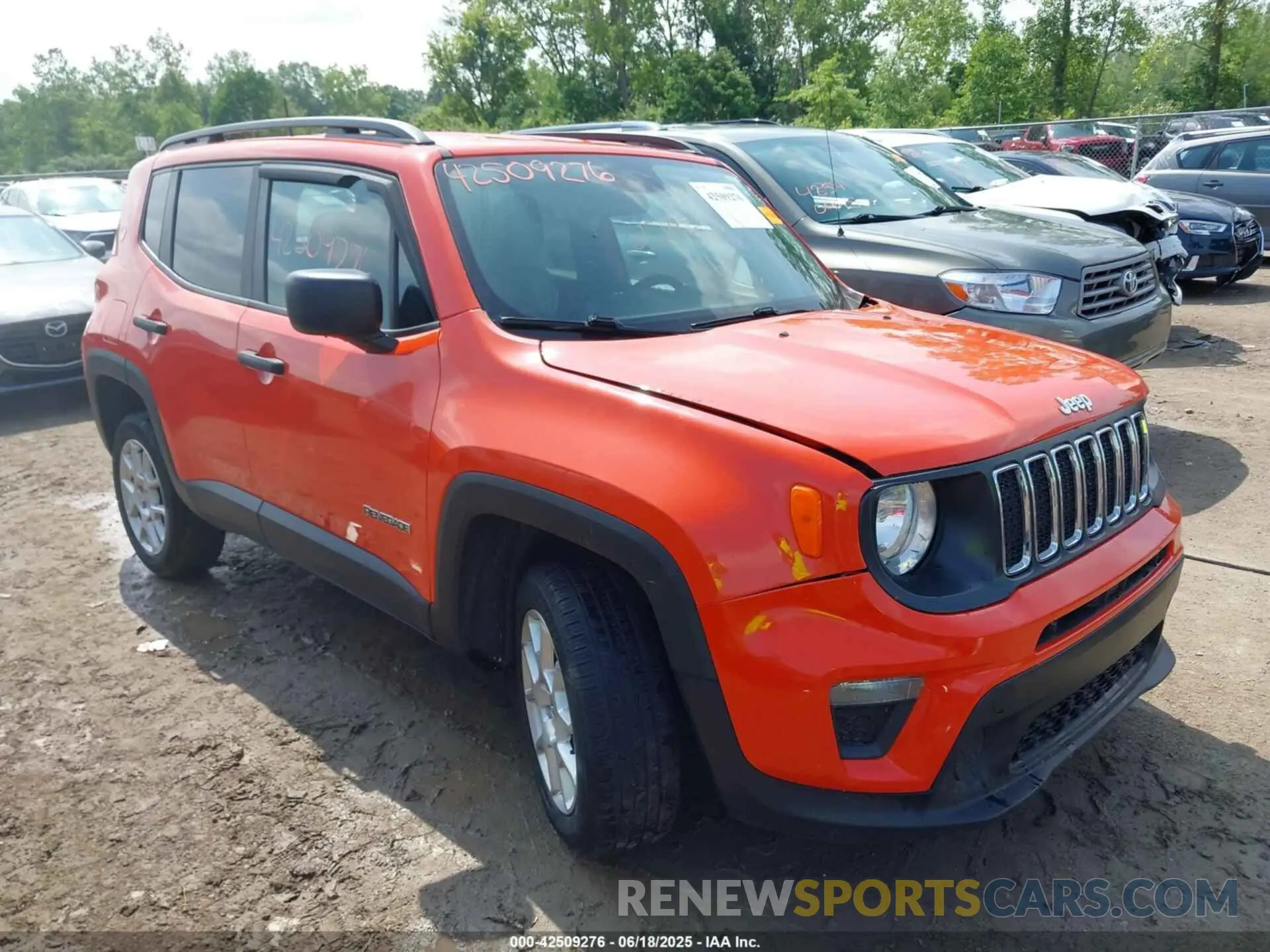 1 fotografías del automóvil dañado ZACNJBAB6KPJ95837 JEEP RENEGADE 2019