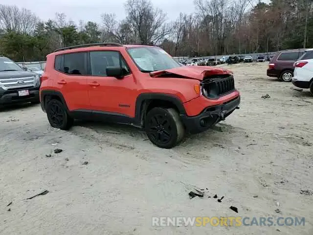 12 fotografías del automóvil dañado ZACNJBAB7KPK29607 JEEP RENEGADE 2019