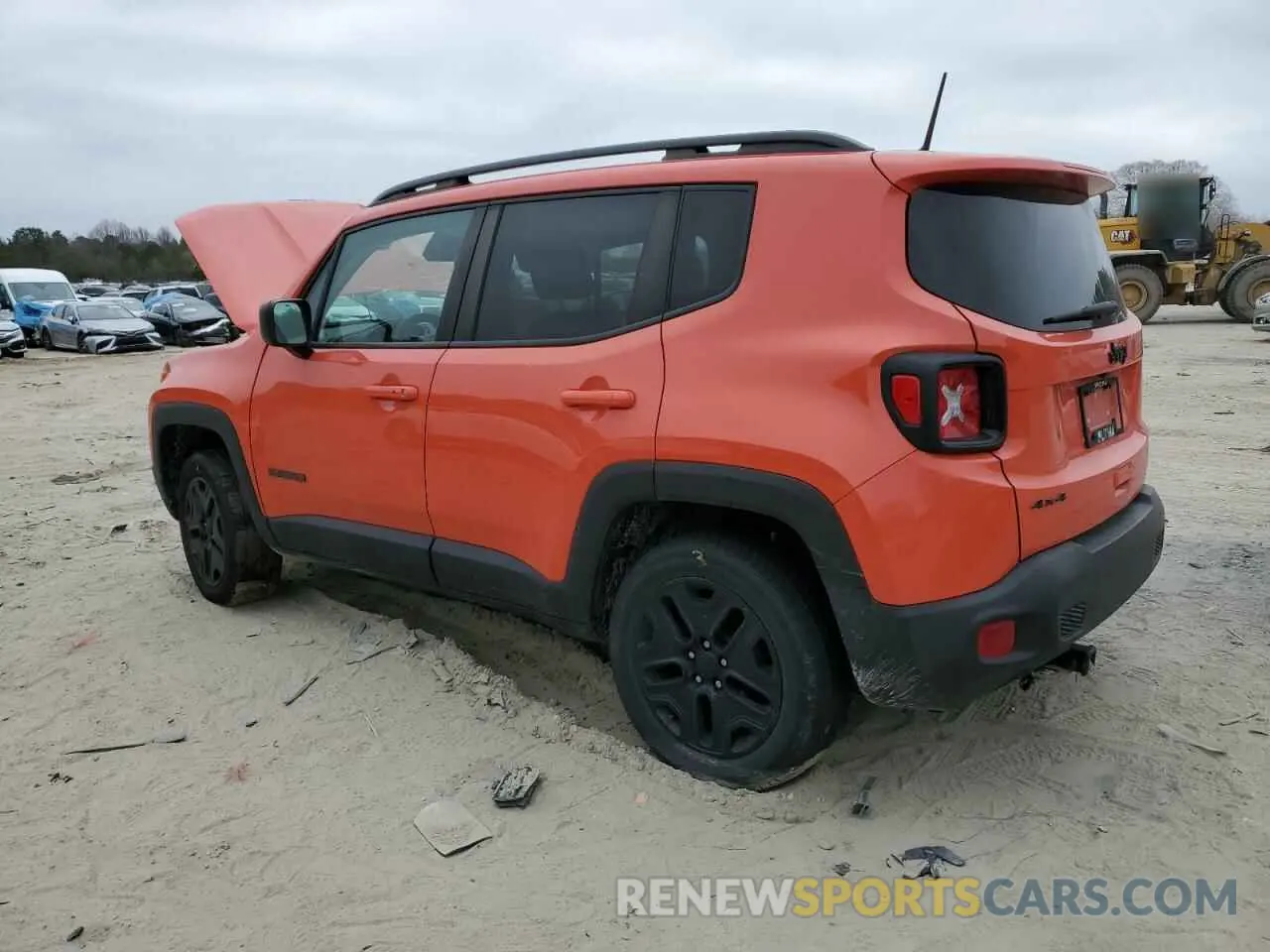 2 fotografías del automóvil dañado ZACNJBAB7KPK29607 JEEP RENEGADE 2019