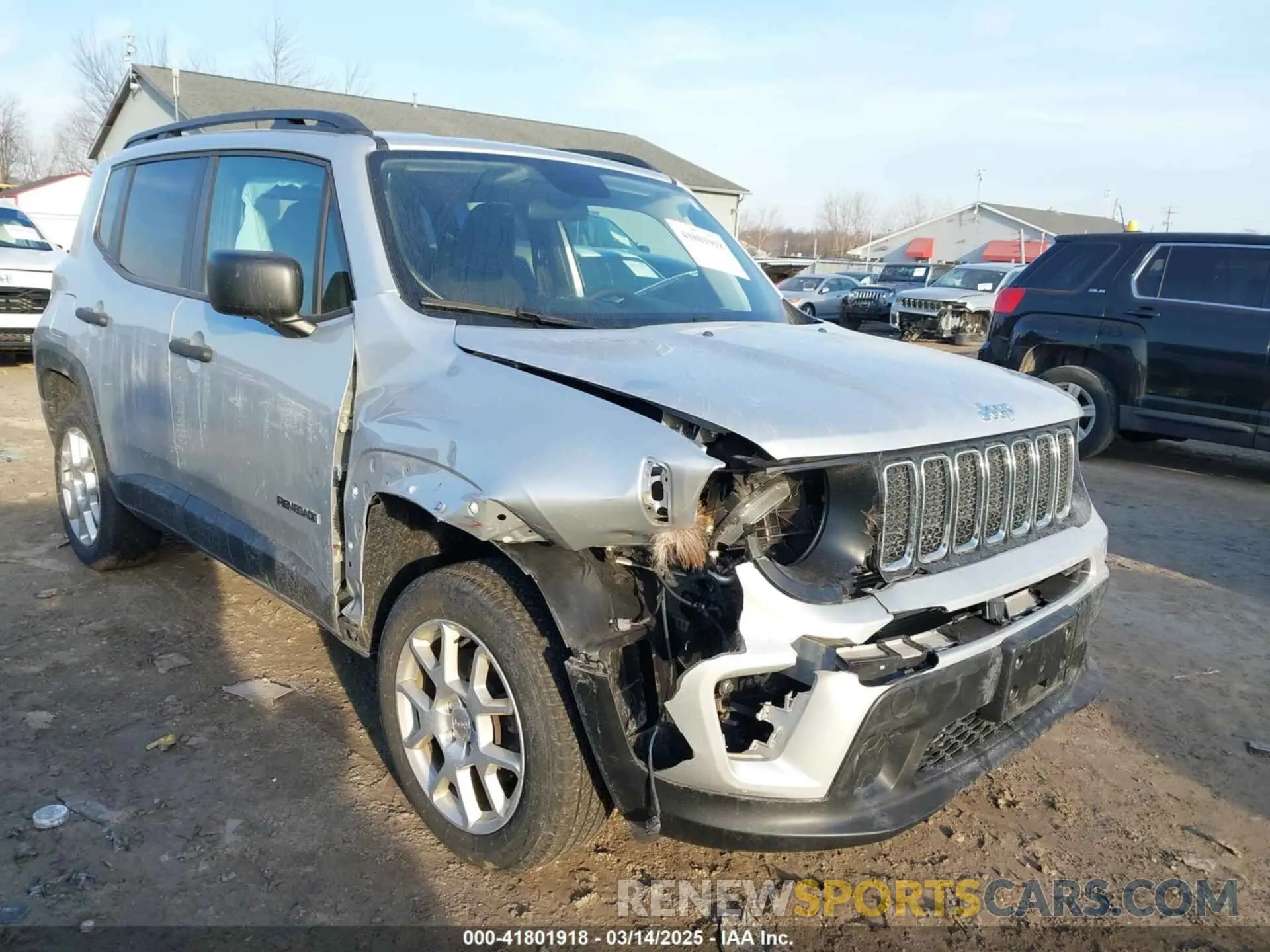 1 fotografías del automóvil dañado ZACNJBAB7KPK71811 JEEP RENEGADE 2019