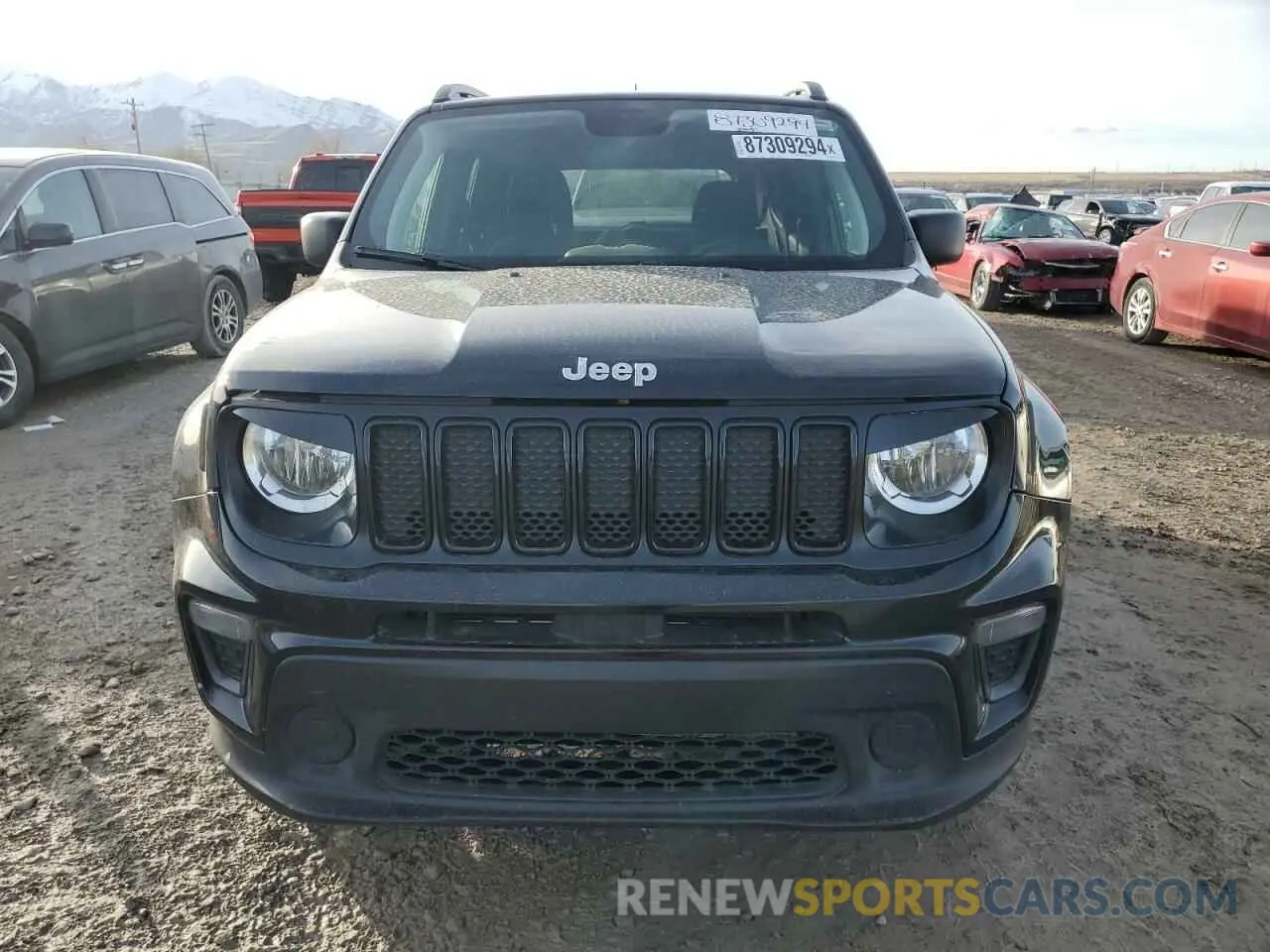 5 fotografías del automóvil dañado ZACNJBAB9KPK25669 JEEP RENEGADE 2019