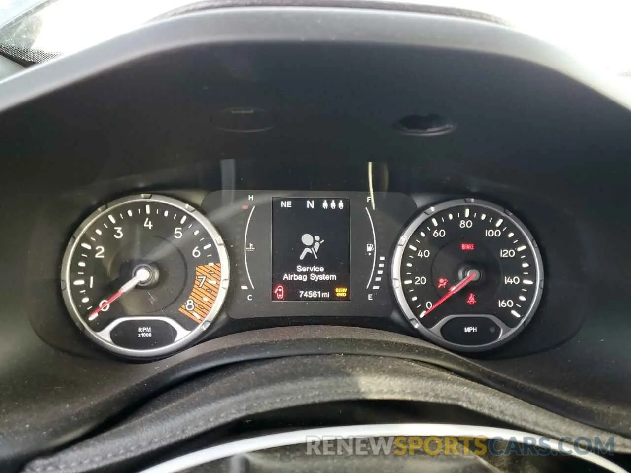 9 fotografías del automóvil dañado ZACNJBAB9KPK25669 JEEP RENEGADE 2019
