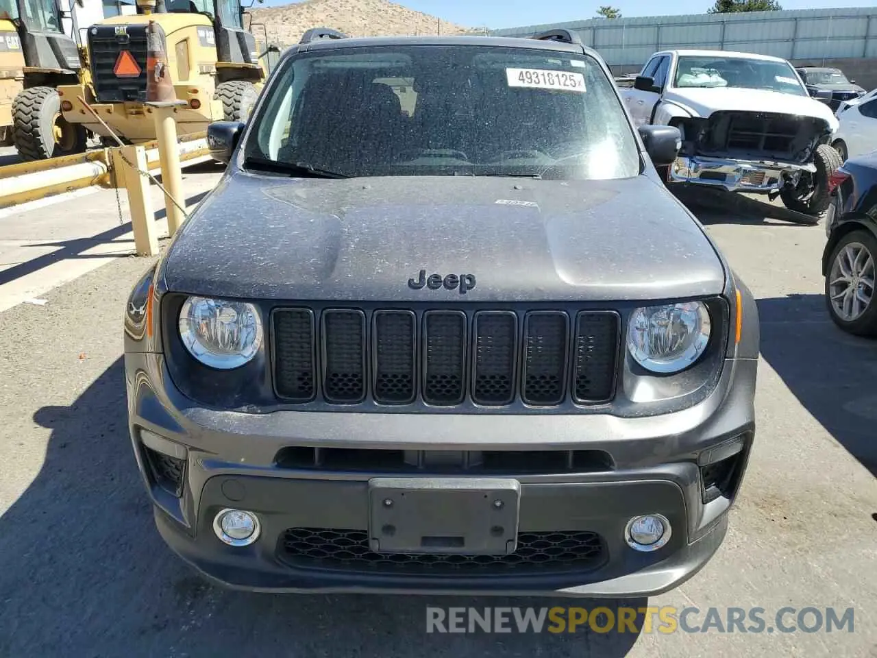 5 fotografías del automóvil dañado ZACNJBB15KPK19339 JEEP RENEGADE 2019