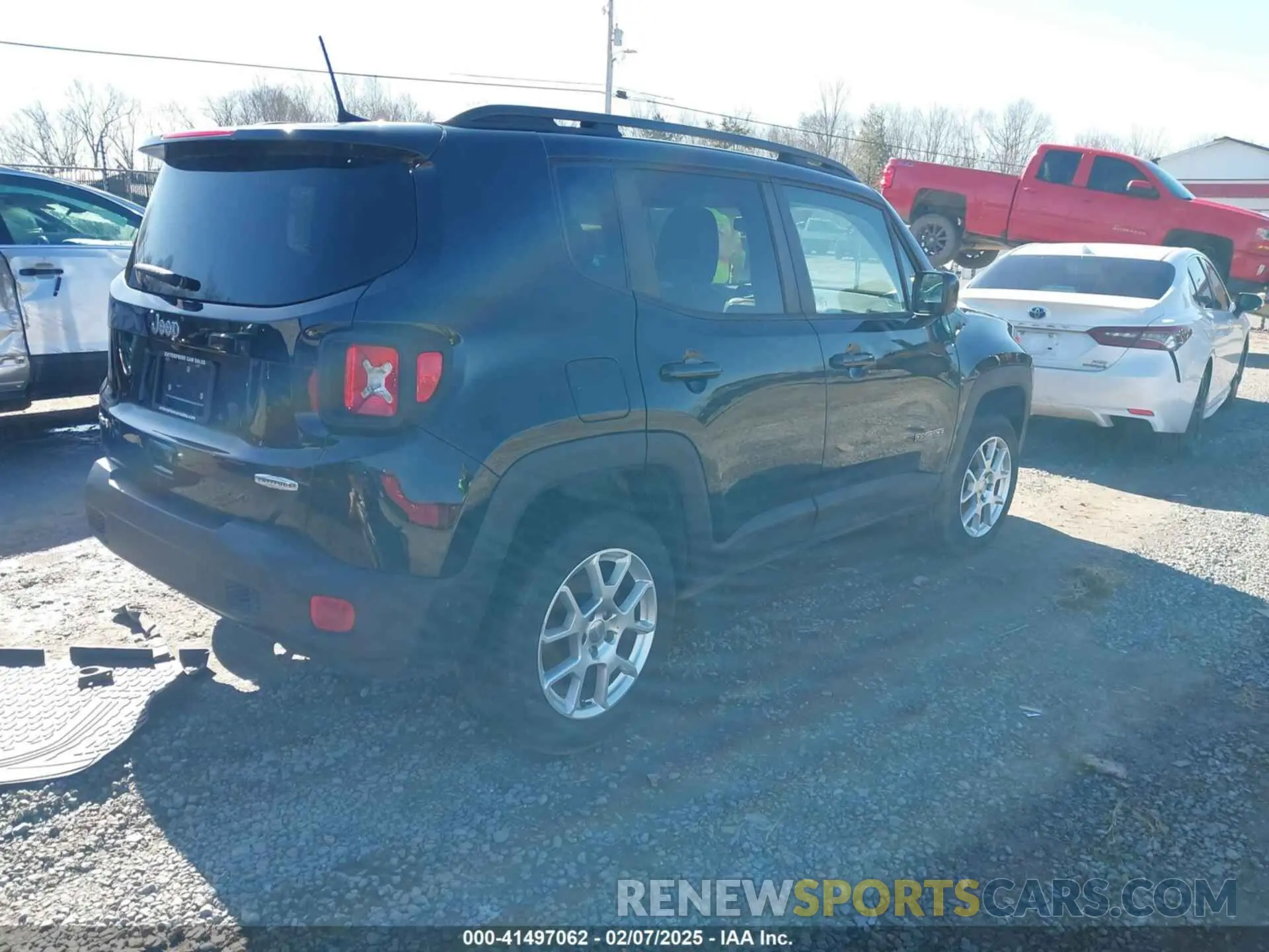 4 fotografías del automóvil dañado ZACNJBB17KPK10464 JEEP RENEGADE 2019