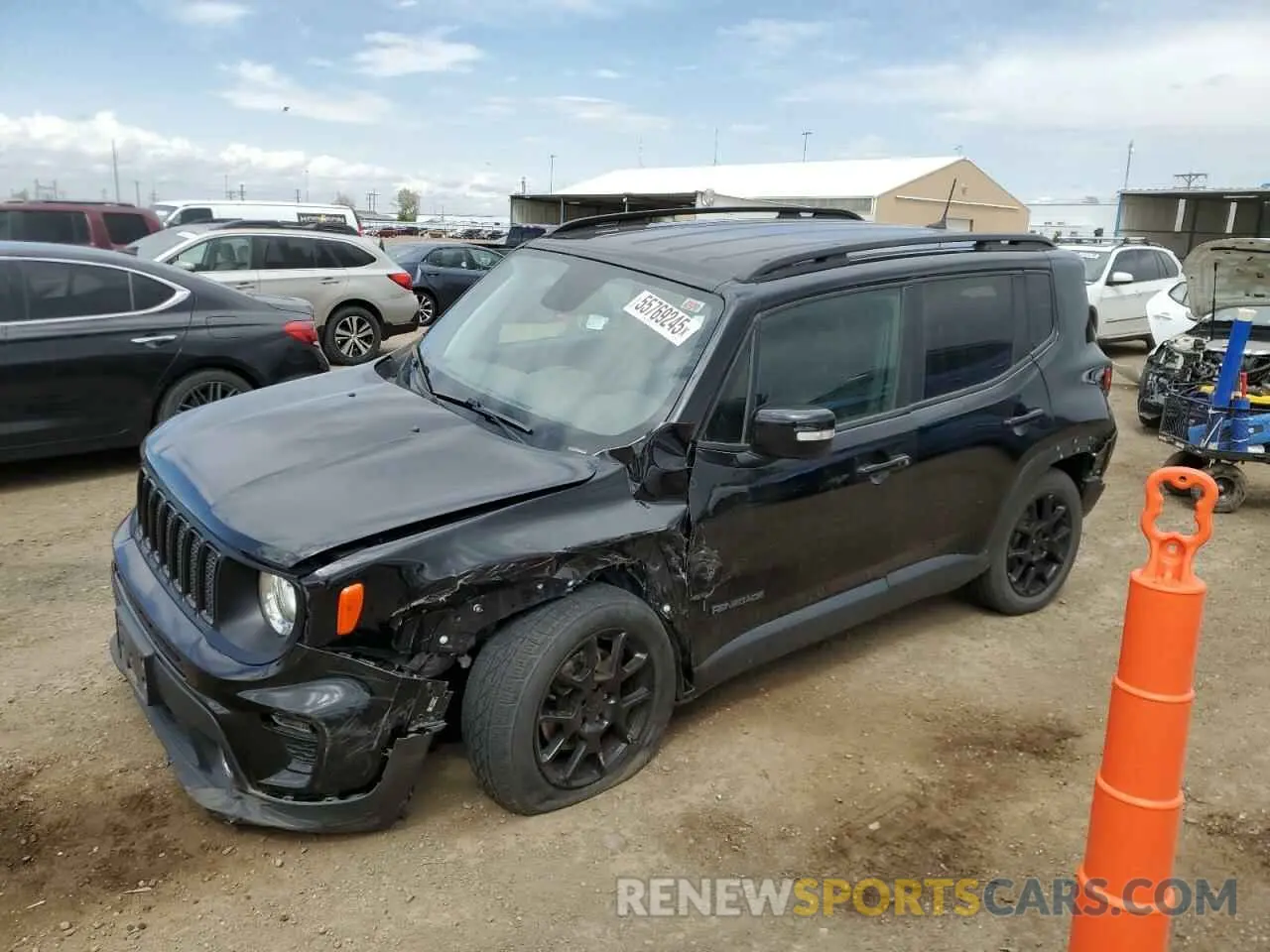 1 fotografías del automóvil dañado ZACNJBB1XKPK24830 JEEP RENEGADE 2019