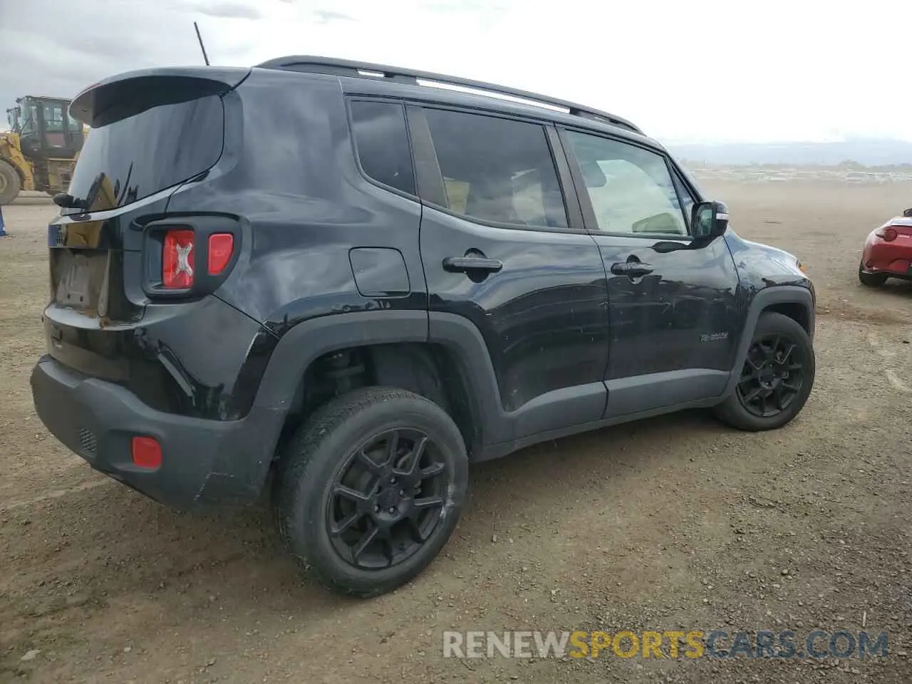 3 fotografías del automóvil dañado ZACNJBB1XKPK24830 JEEP RENEGADE 2019