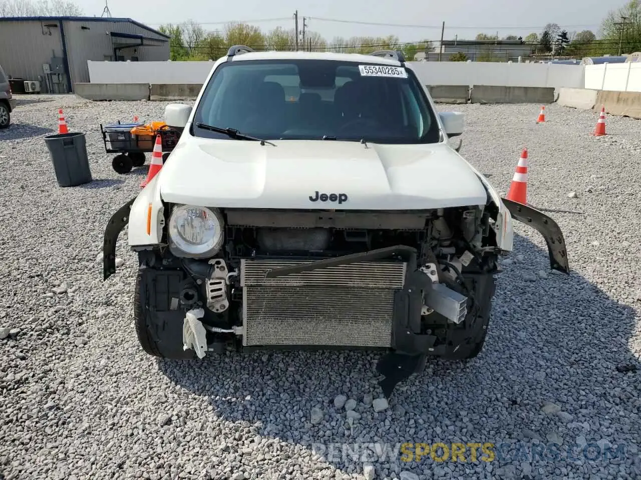 5 fotografías del automóvil dañado ZACNJBBB0KPJ96027 JEEP RENEGADE 2019