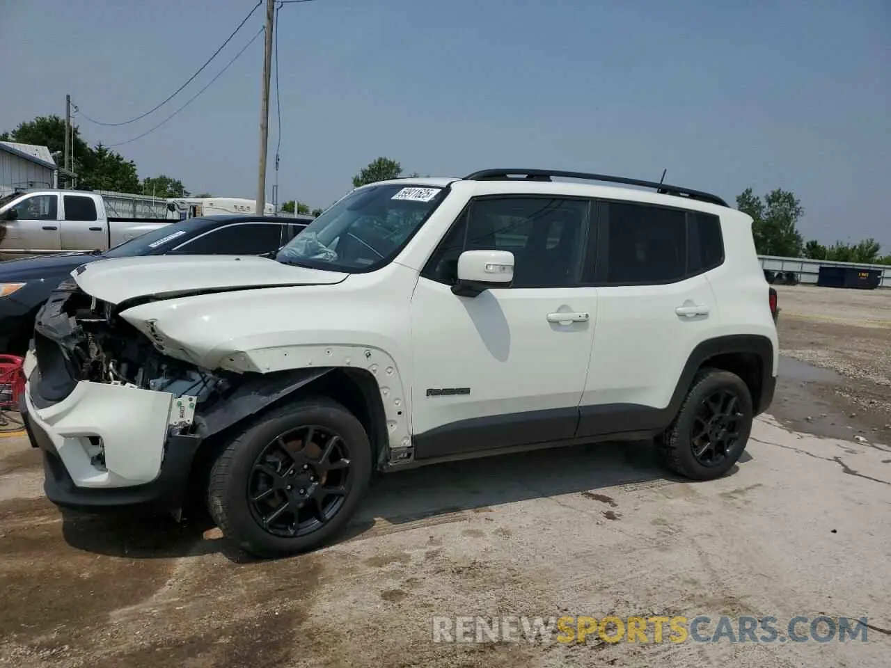 1 fotografías del automóvil dañado ZACNJBBB1KPK56008 JEEP RENEGADE 2019