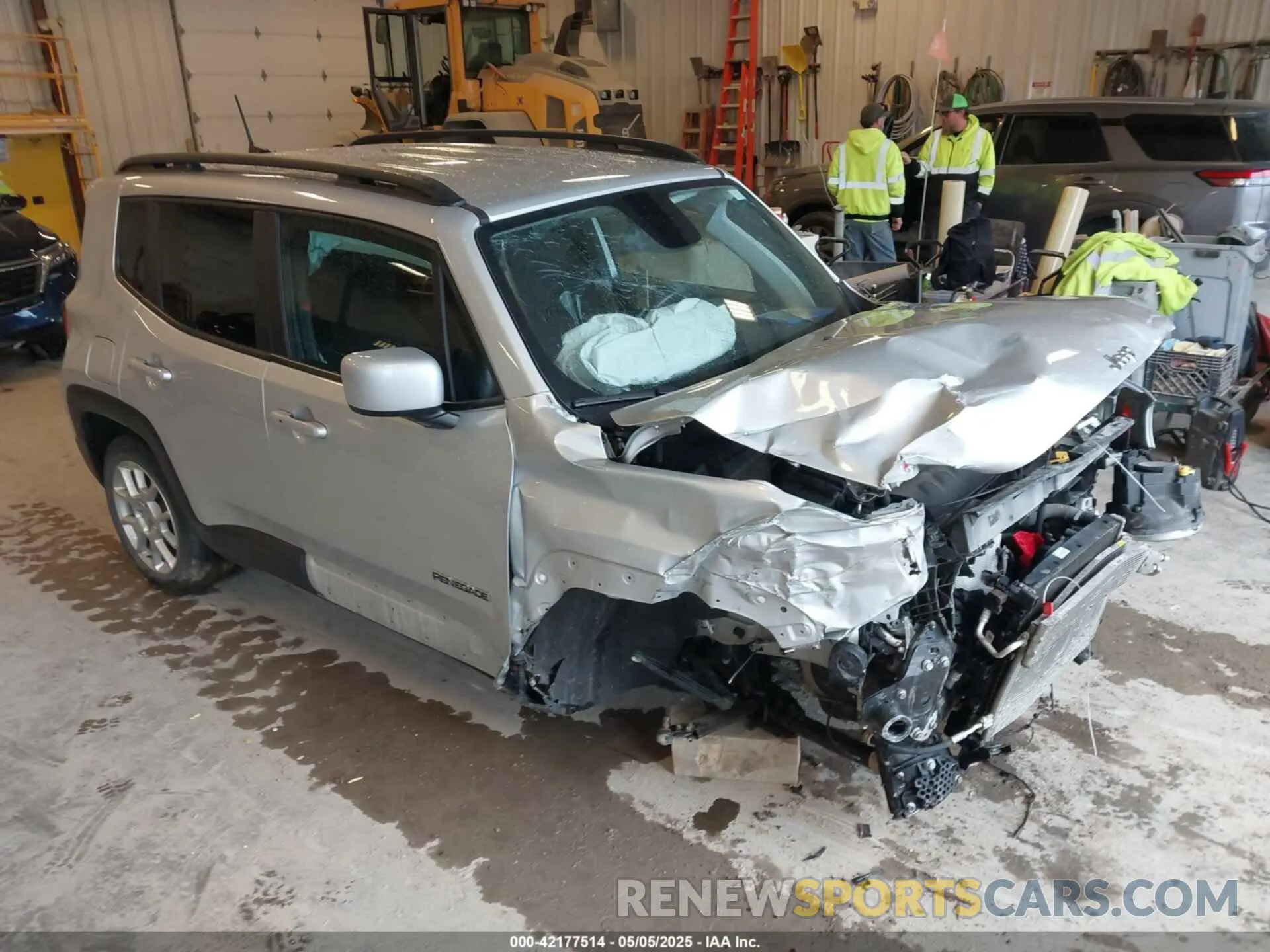 1 fotografías del automóvil dañado ZACNJBBB1KPK73892 JEEP RENEGADE 2019