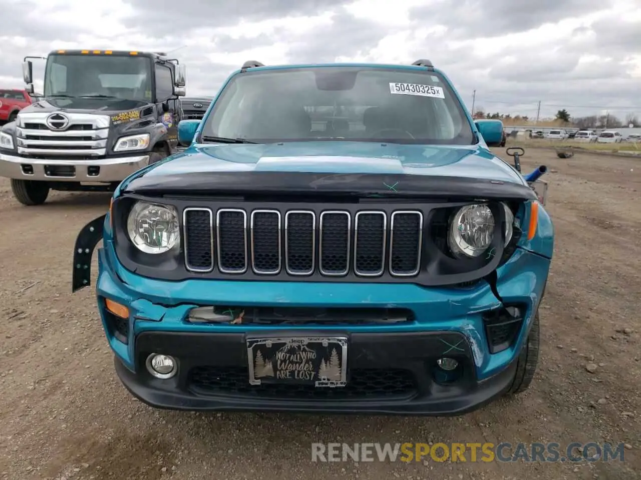 5 fotografías del automóvil dañado ZACNJBBB2KPK55823 JEEP RENEGADE 2019