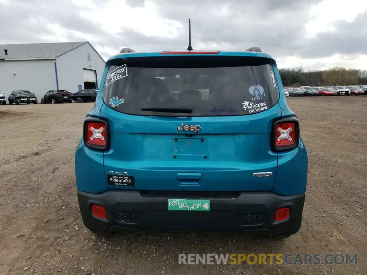 6 fotografías del automóvil dañado ZACNJBBB2KPK55823 JEEP RENEGADE 2019