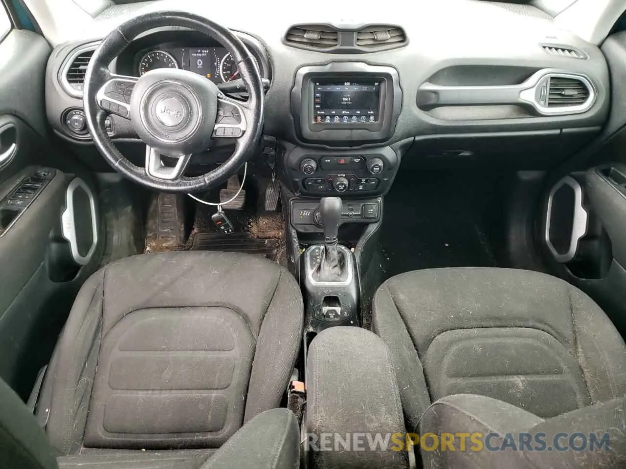 8 fotografías del automóvil dañado ZACNJBBB2KPK55823 JEEP RENEGADE 2019
