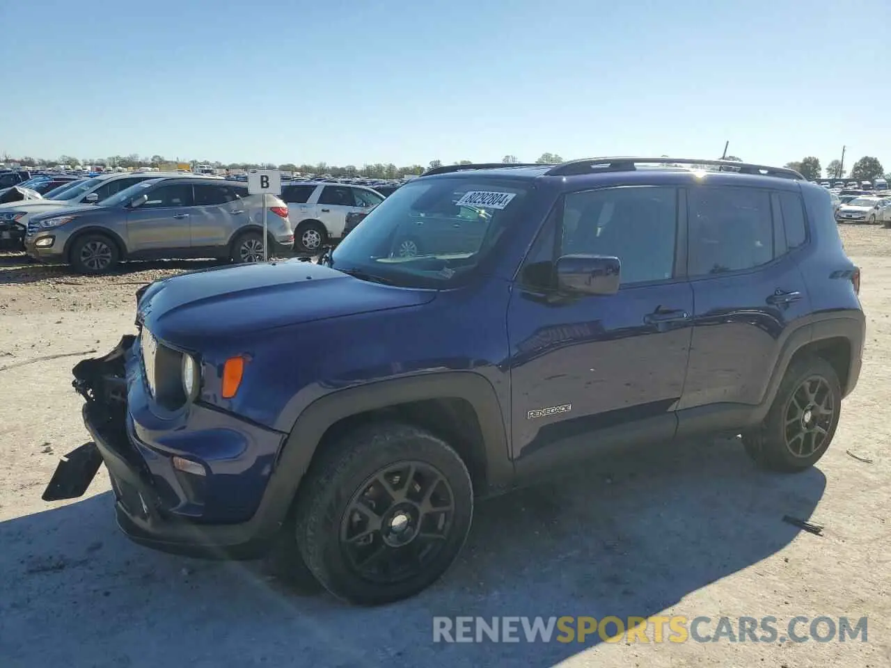 1 fotografías del automóvil dañado ZACNJBBB5KPK63866 JEEP RENEGADE 2019