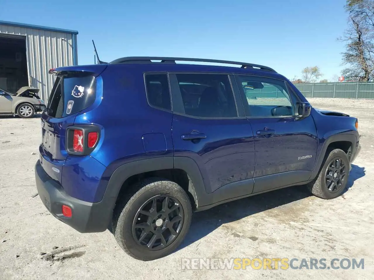 3 fotografías del automóvil dañado ZACNJBBB5KPK63866 JEEP RENEGADE 2019