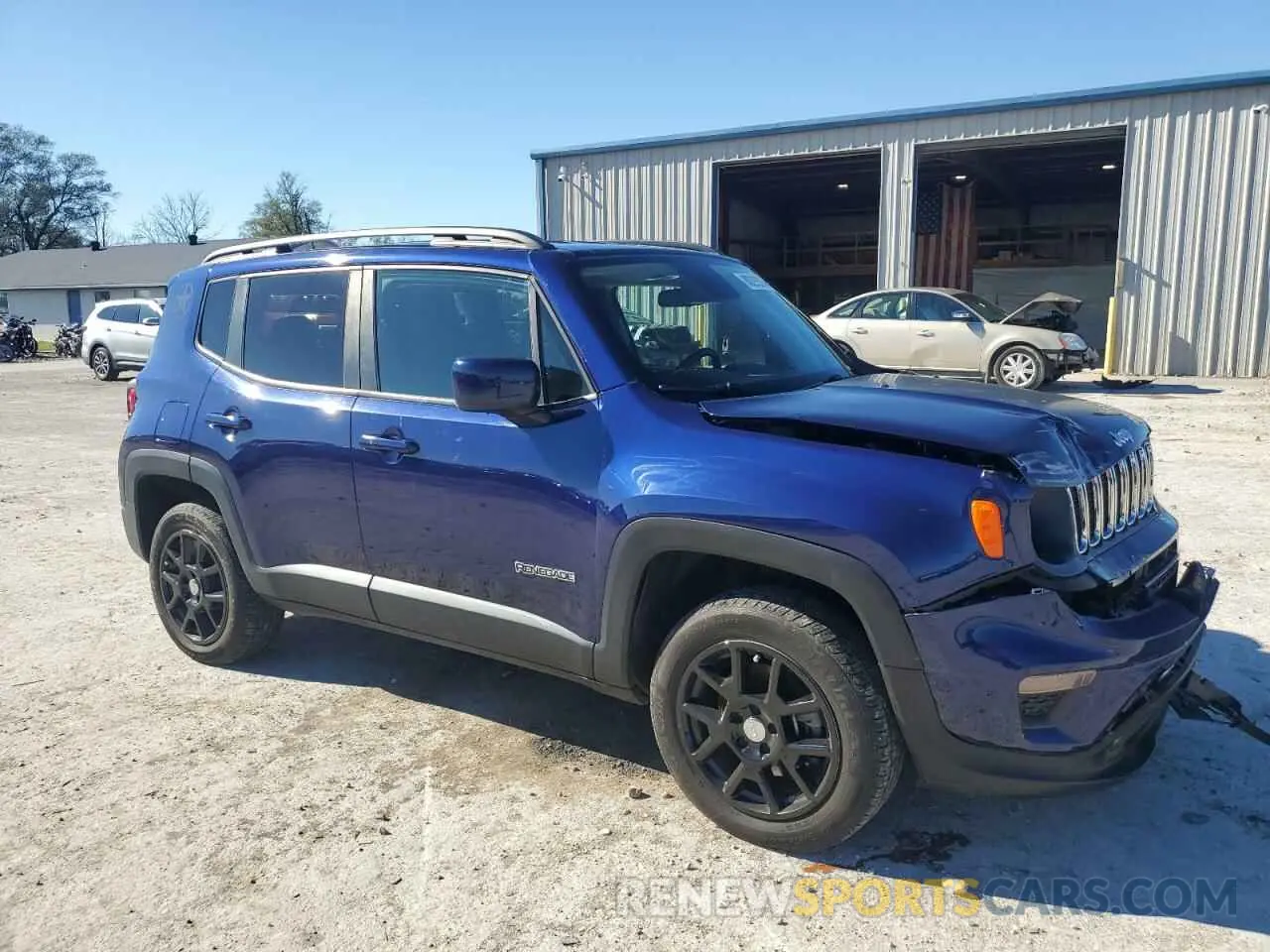 4 fotografías del automóvil dañado ZACNJBBB5KPK63866 JEEP RENEGADE 2019