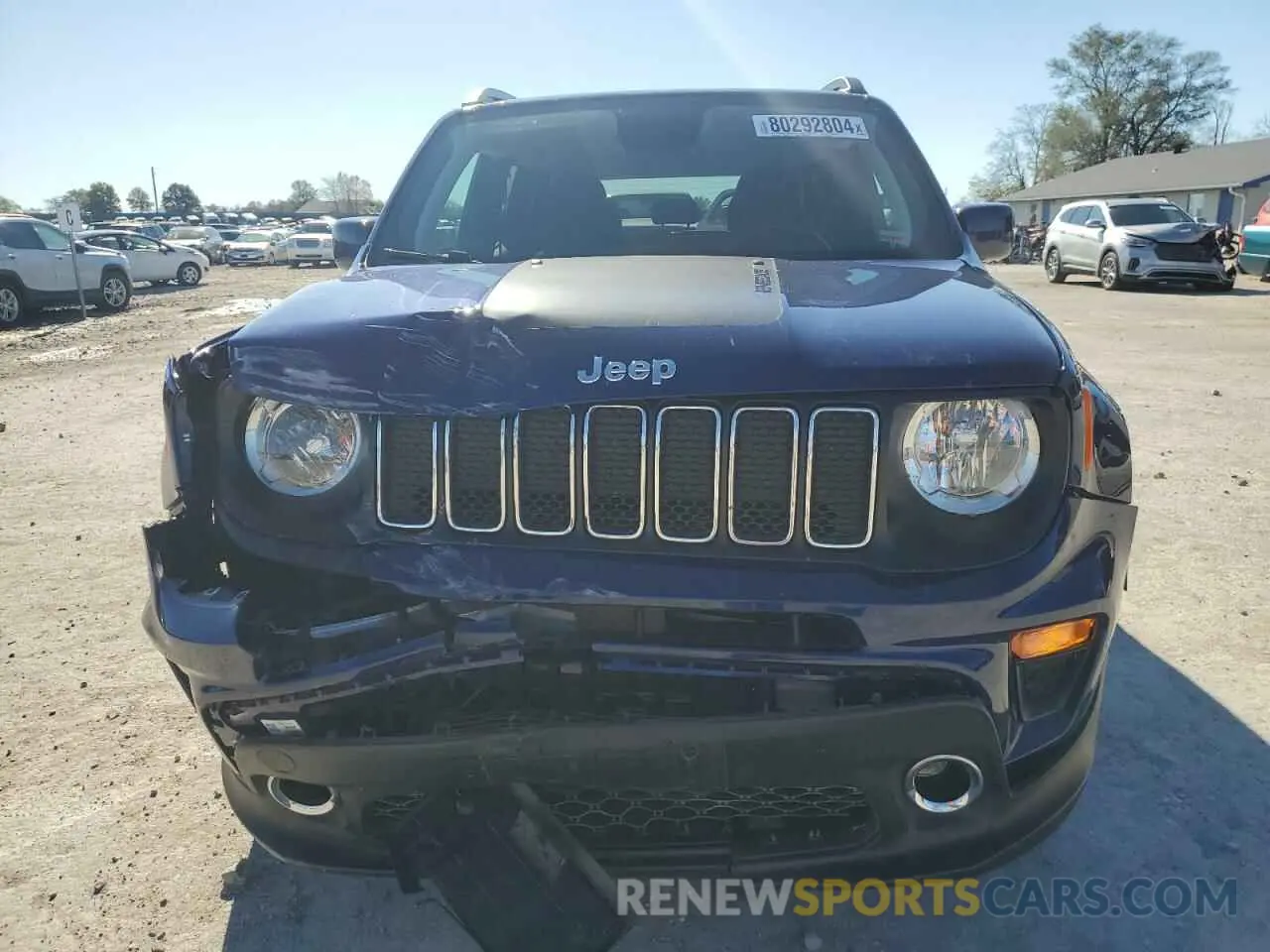 5 fotografías del automóvil dañado ZACNJBBB5KPK63866 JEEP RENEGADE 2019