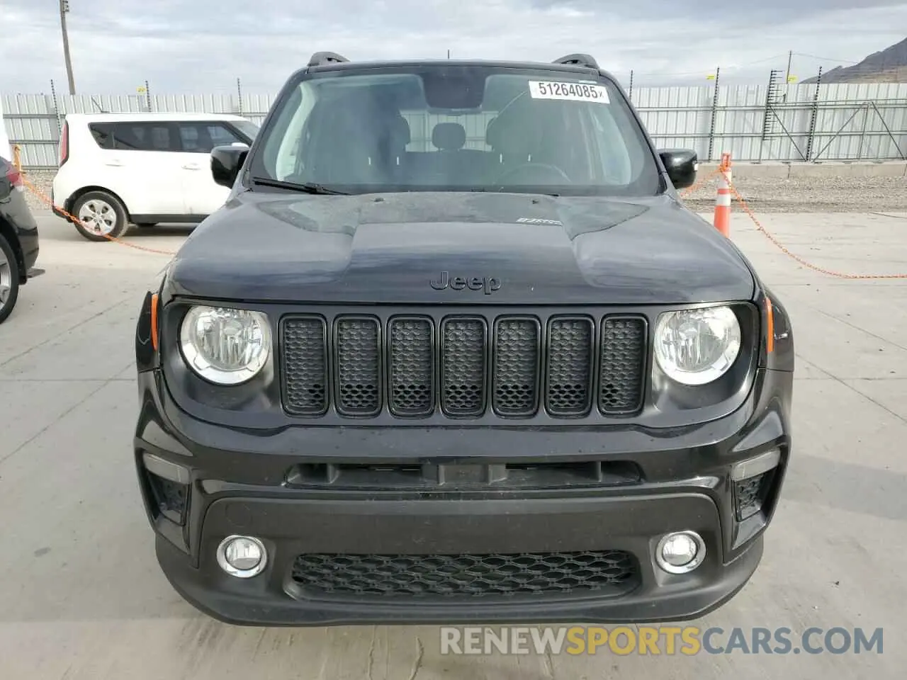 5 fotografías del automóvil dañado ZACNJBBB6KPK55288 JEEP RENEGADE 2019