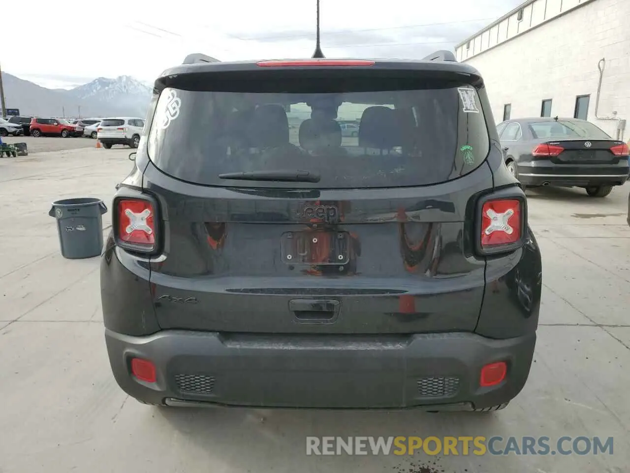 6 fotografías del automóvil dañado ZACNJBBB6KPK55288 JEEP RENEGADE 2019