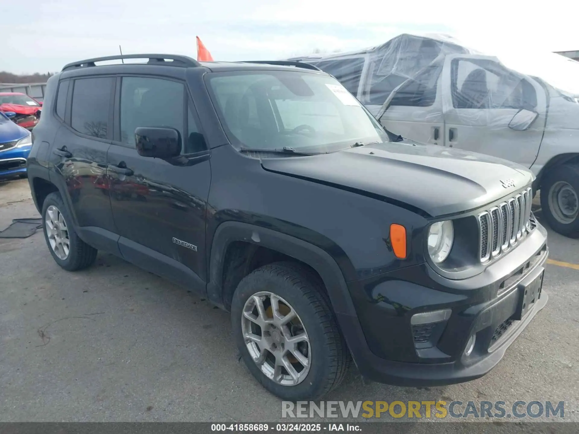 1 fotografías del automóvil dañado ZACNJBBB6KPK73371 JEEP RENEGADE 2019