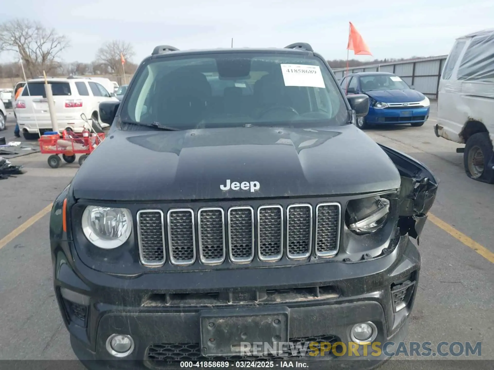 12 fotografías del automóvil dañado ZACNJBBB6KPK73371 JEEP RENEGADE 2019