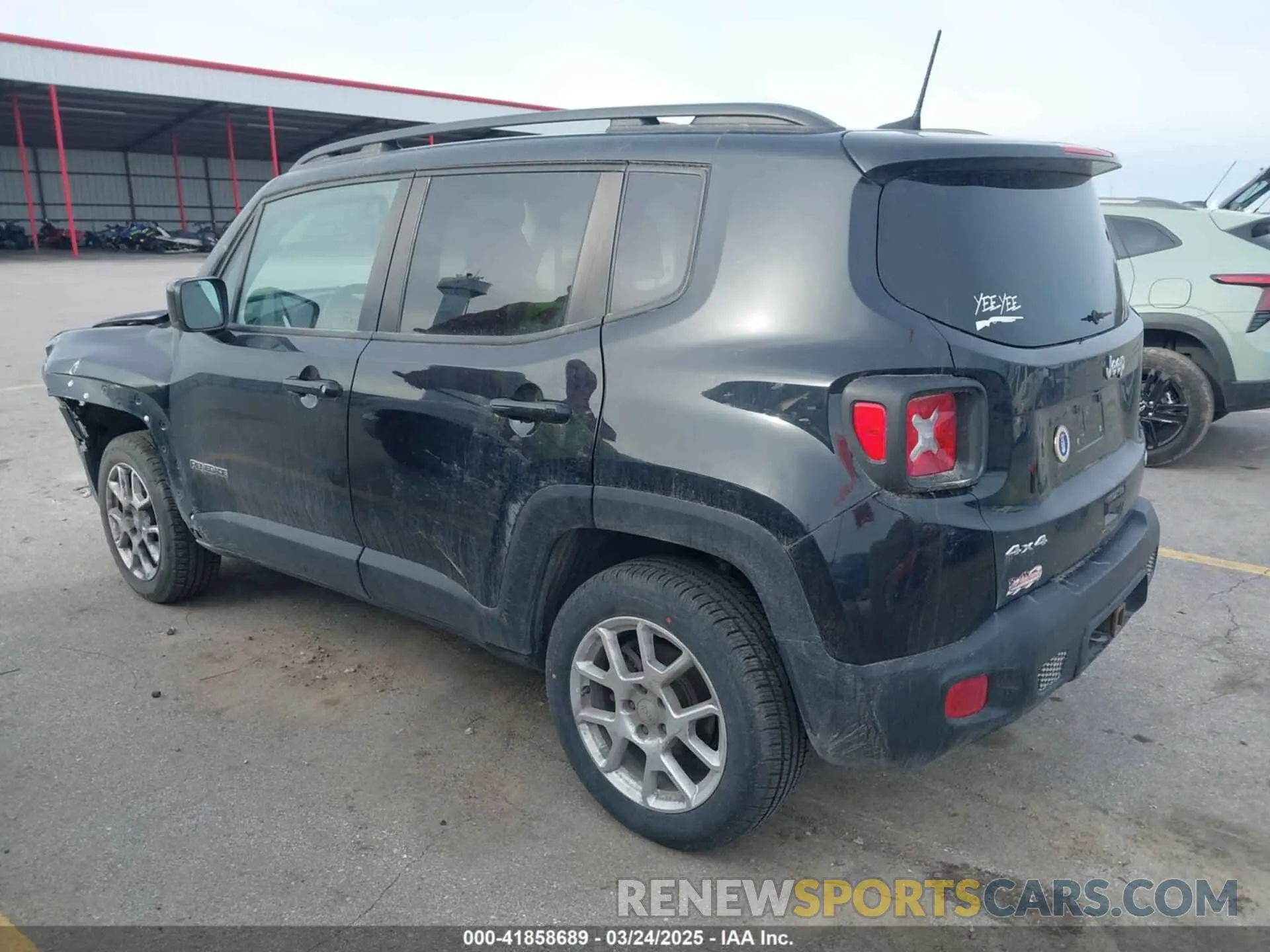 3 fotografías del automóvil dañado ZACNJBBB6KPK73371 JEEP RENEGADE 2019