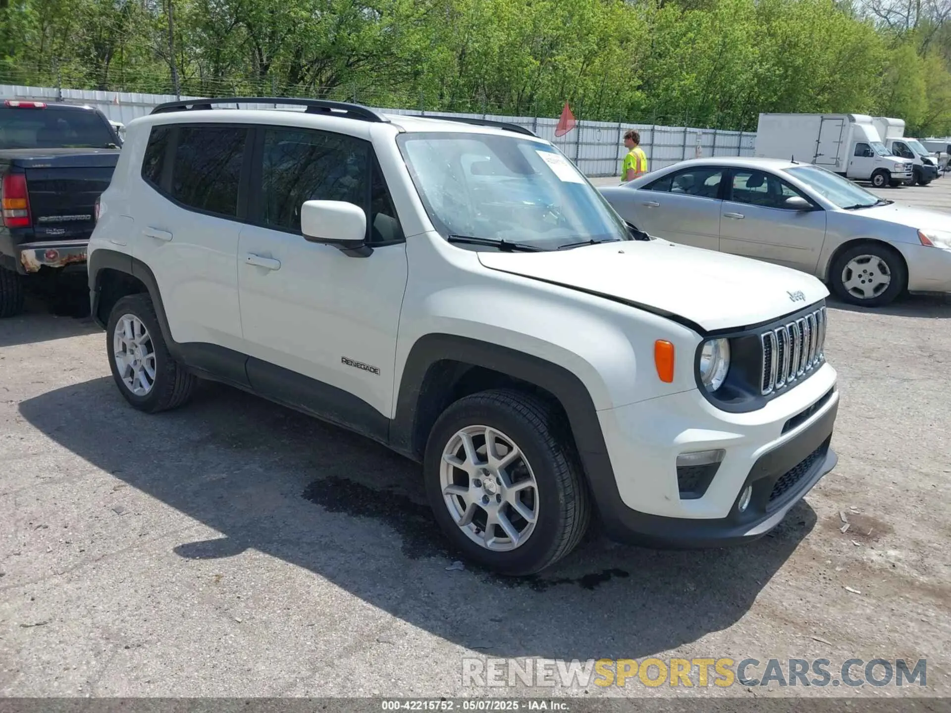 1 fotografías del automóvil dañado ZACNJBBB6KPK81437 JEEP RENEGADE 2019