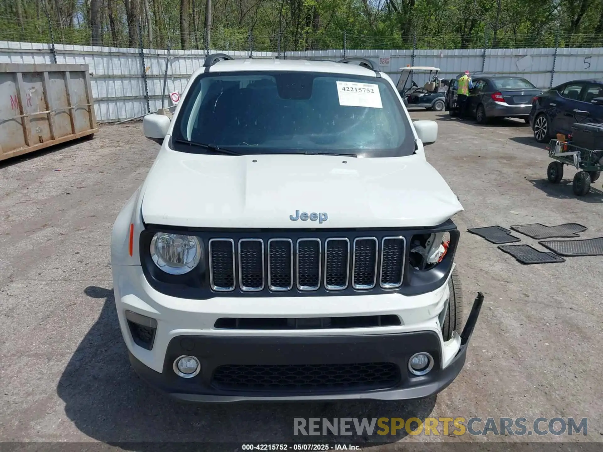 12 fotografías del automóvil dañado ZACNJBBB6KPK81437 JEEP RENEGADE 2019
