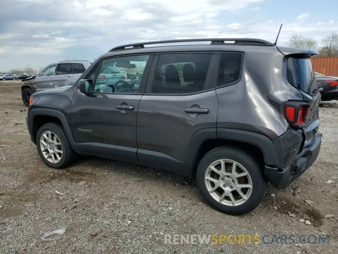 2 fotografías del automóvil dañado ZACNJBBB7KPK07332 JEEP RENEGADE 2019