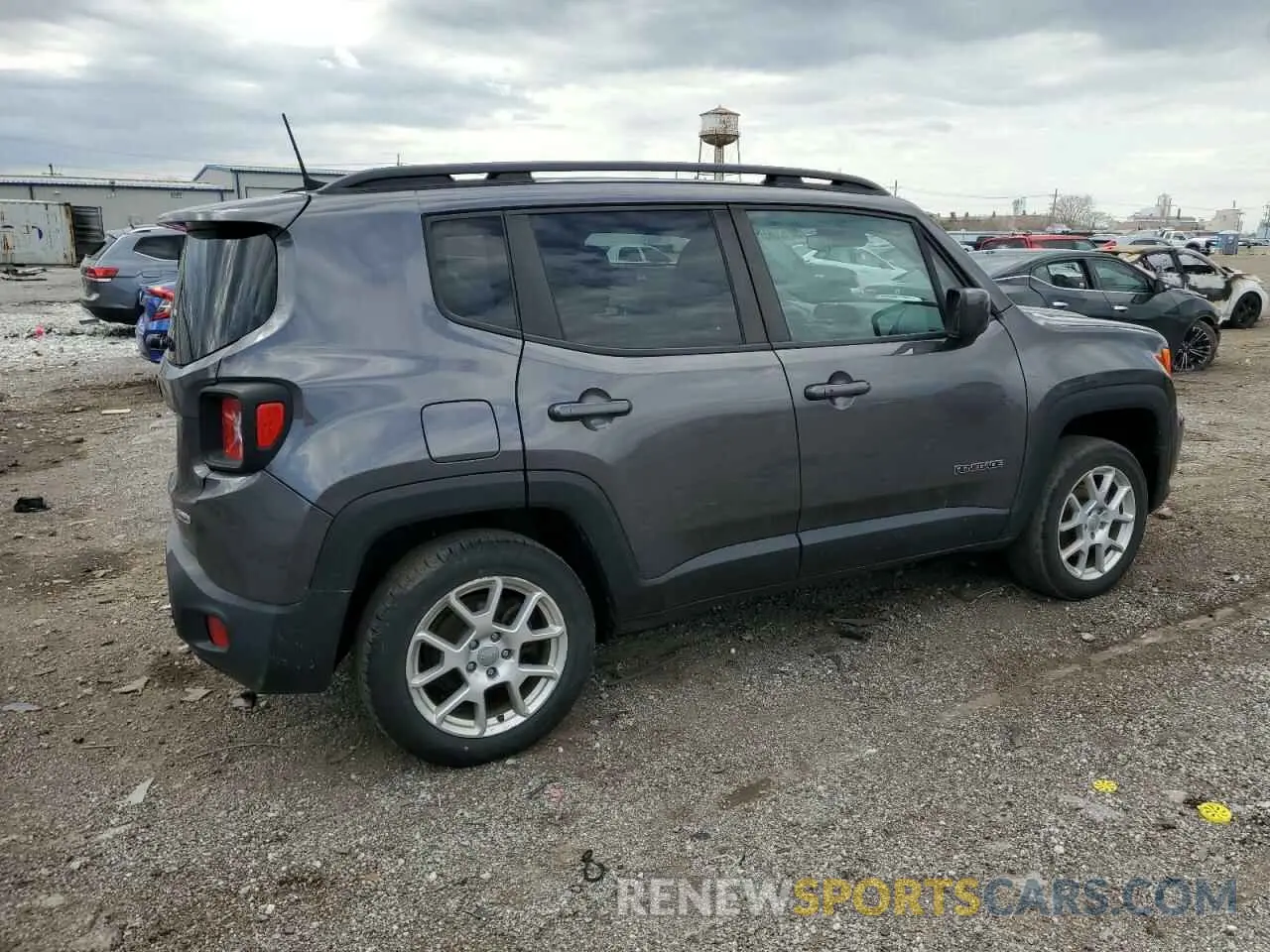 3 fotografías del automóvil dañado ZACNJBBB7KPK07332 JEEP RENEGADE 2019