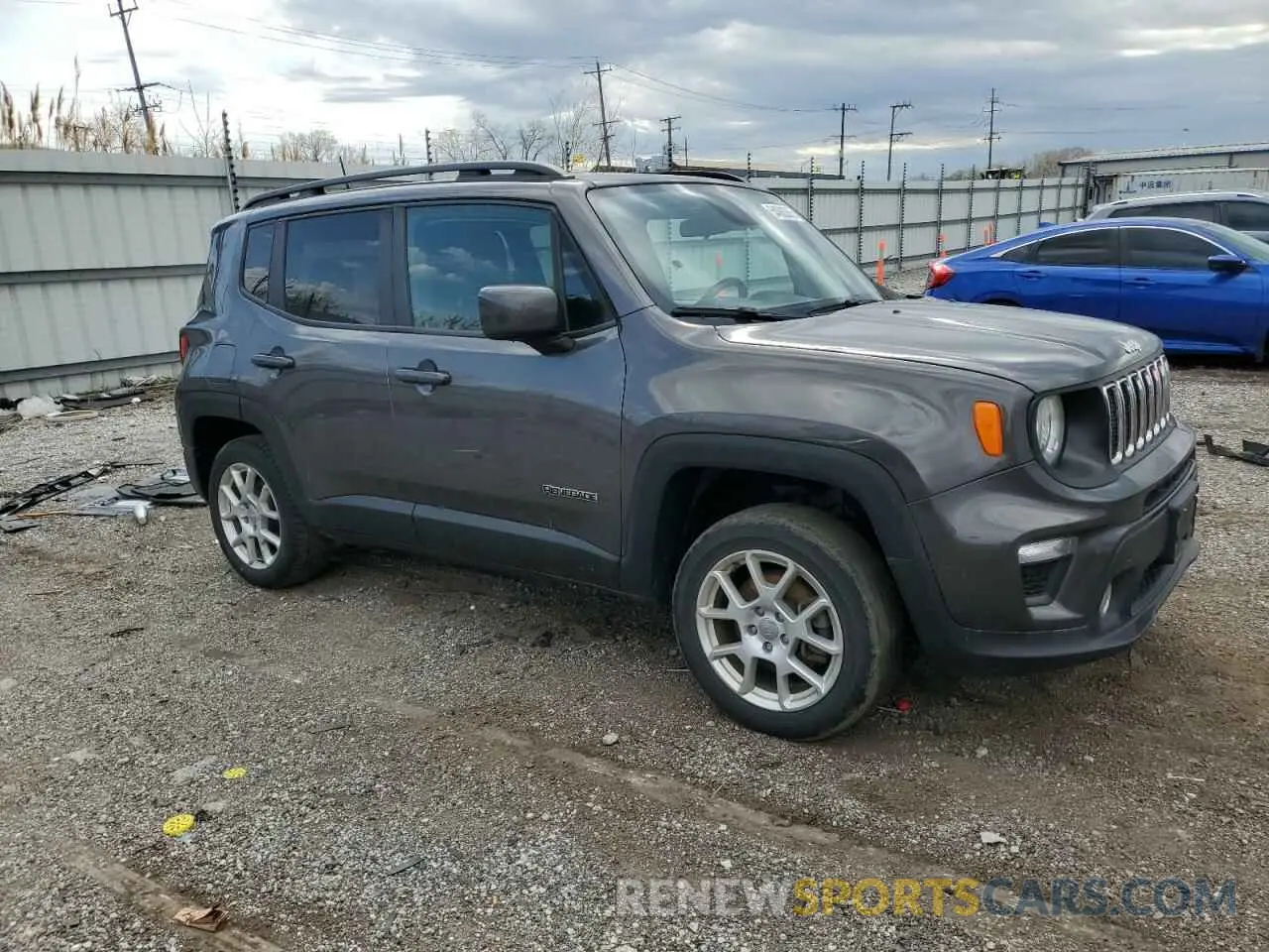 4 fotografías del automóvil dañado ZACNJBBB7KPK07332 JEEP RENEGADE 2019