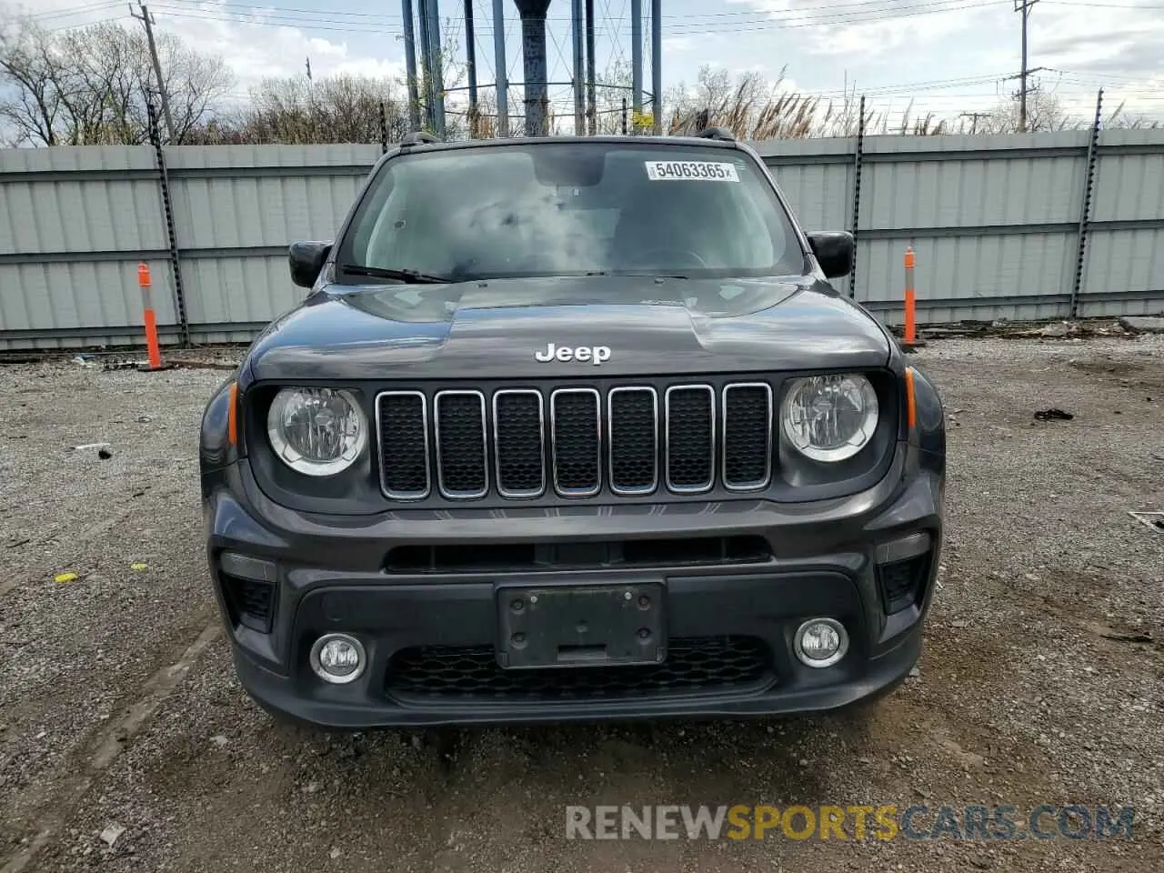 5 fotografías del automóvil dañado ZACNJBBB7KPK07332 JEEP RENEGADE 2019