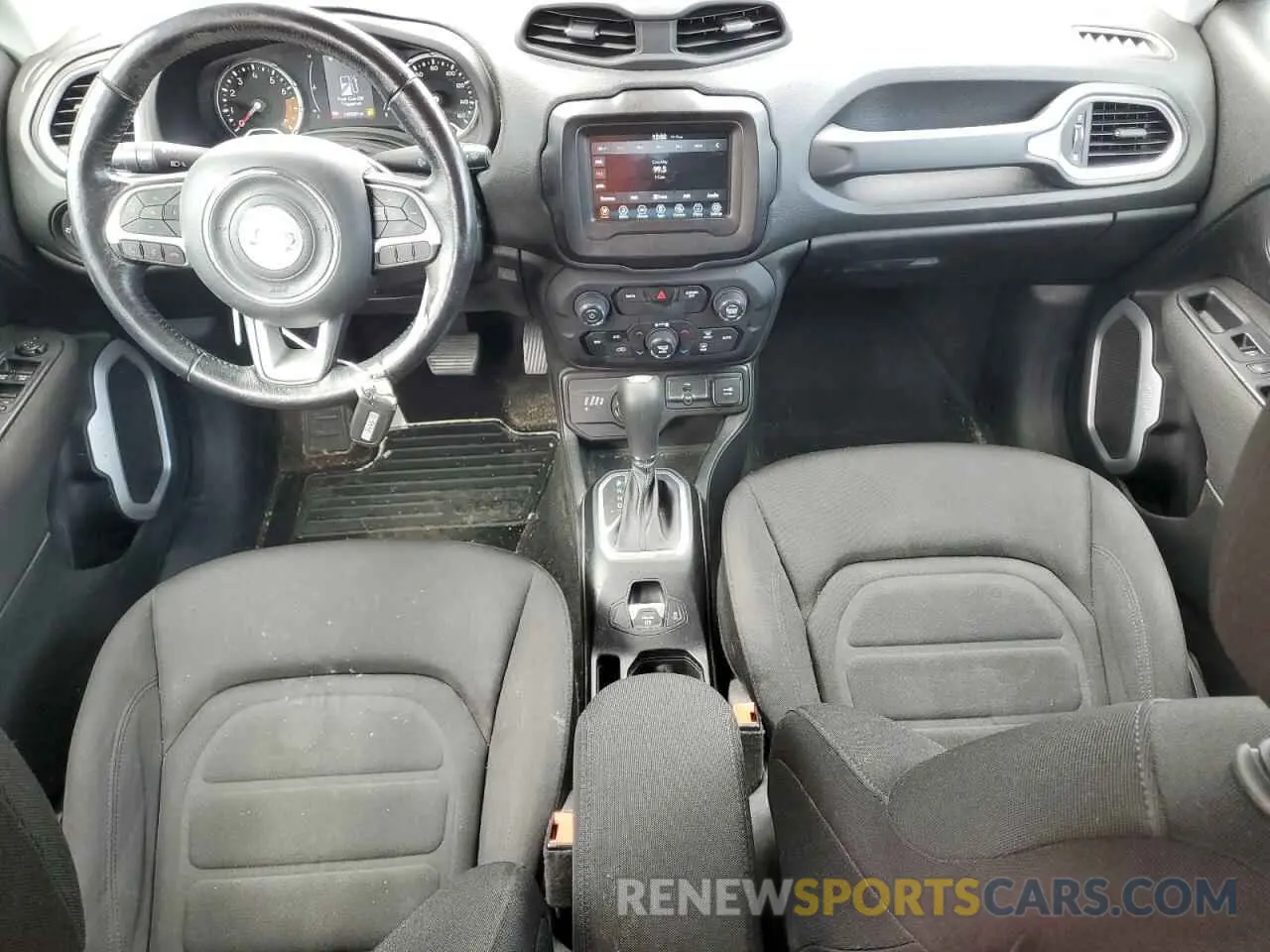 8 fotografías del automóvil dañado ZACNJBBB7KPK07332 JEEP RENEGADE 2019