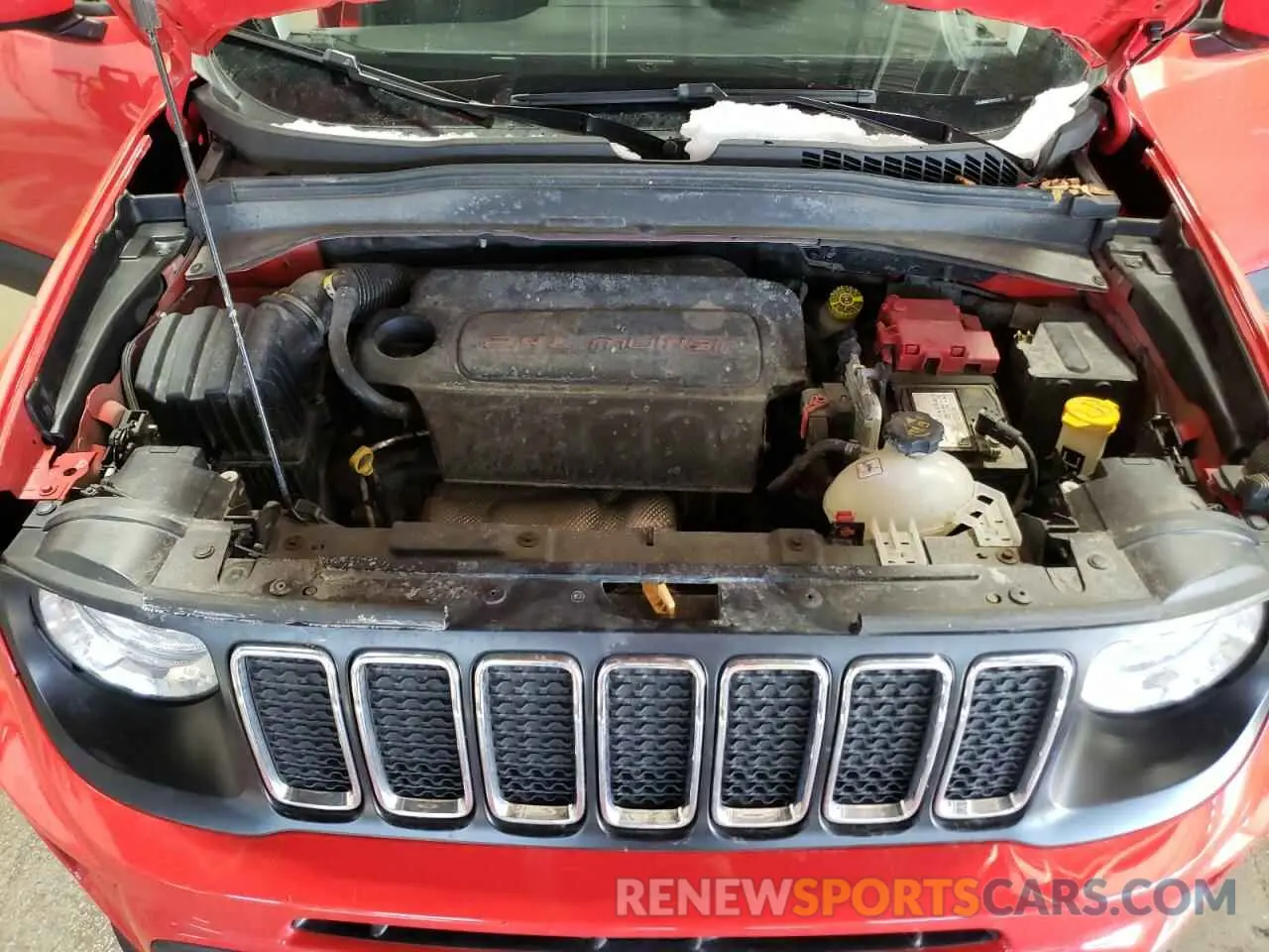 12 fotografías del automóvil dañado ZACNJBBB7KPK23742 JEEP RENEGADE 2019