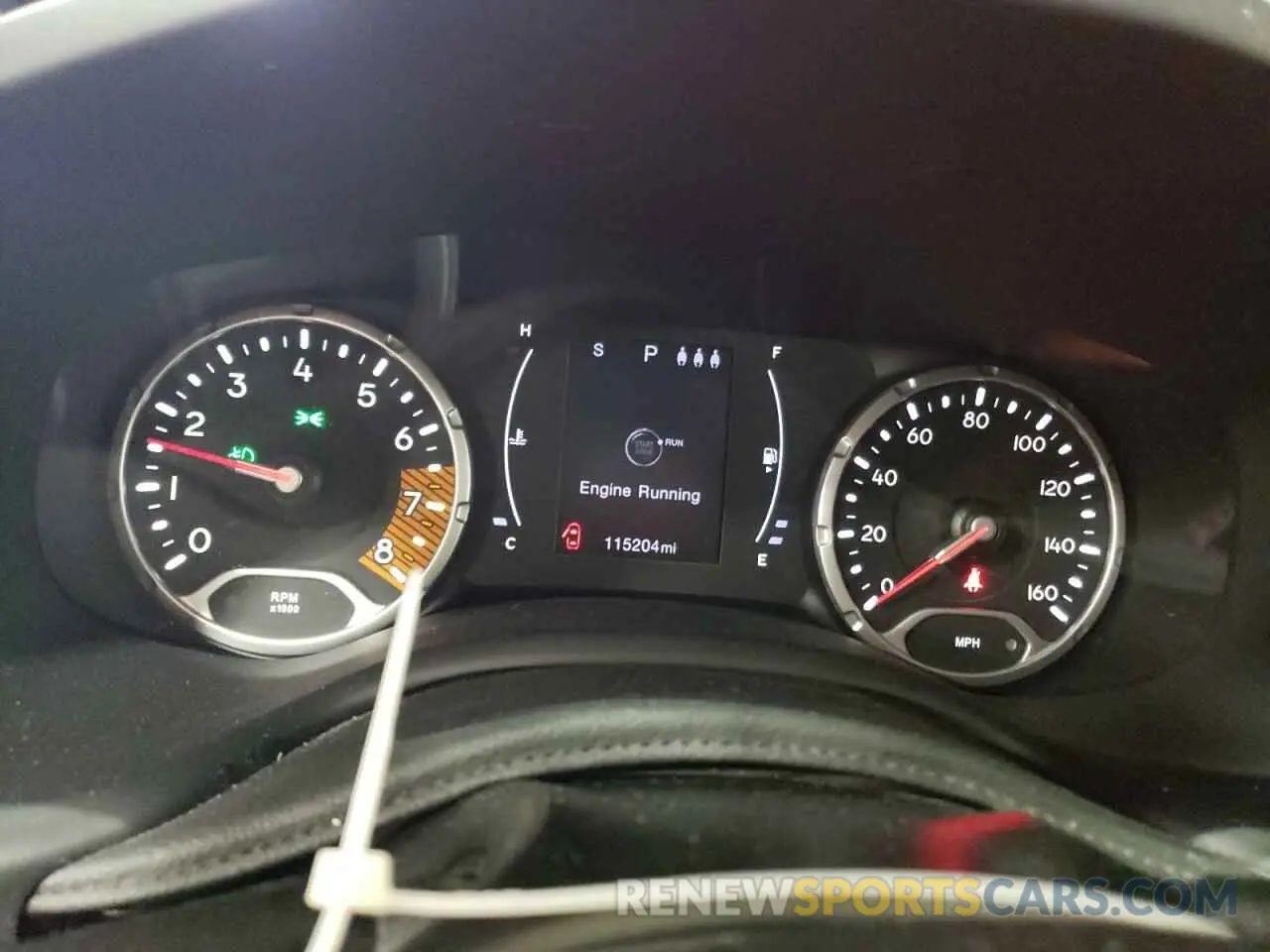 9 fotografías del automóvil dañado ZACNJBBB7KPK23742 JEEP RENEGADE 2019