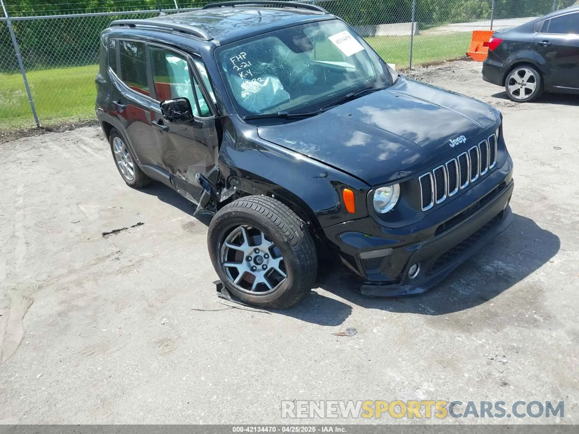 1 fotografías del automóvil dañado ZACNJBBB8KPJ76382 JEEP RENEGADE 2019